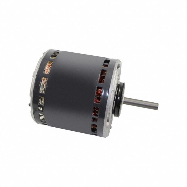 Condenser Fan Motor: Resilient Ring Mount, Open, 3/4 hp Nameplate Horsepower, 3 Speed