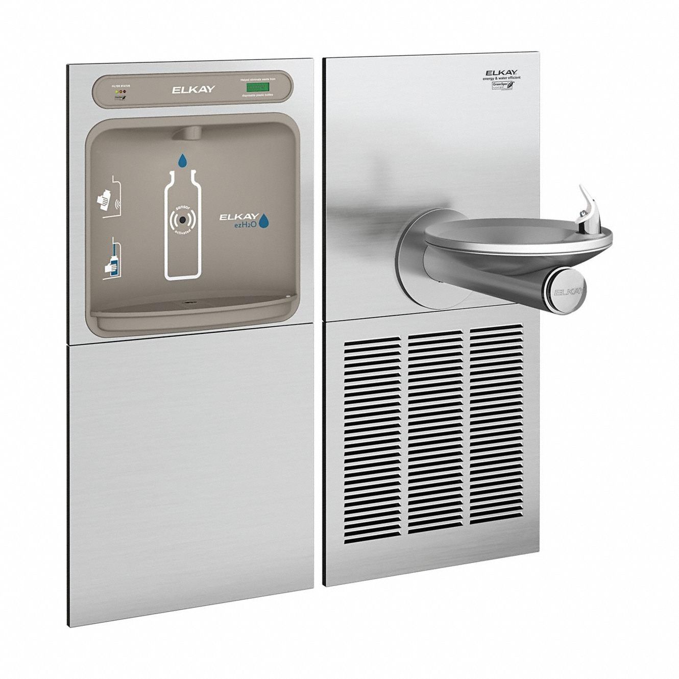 In-Wall Drinking Fountains & Bottle Fillers