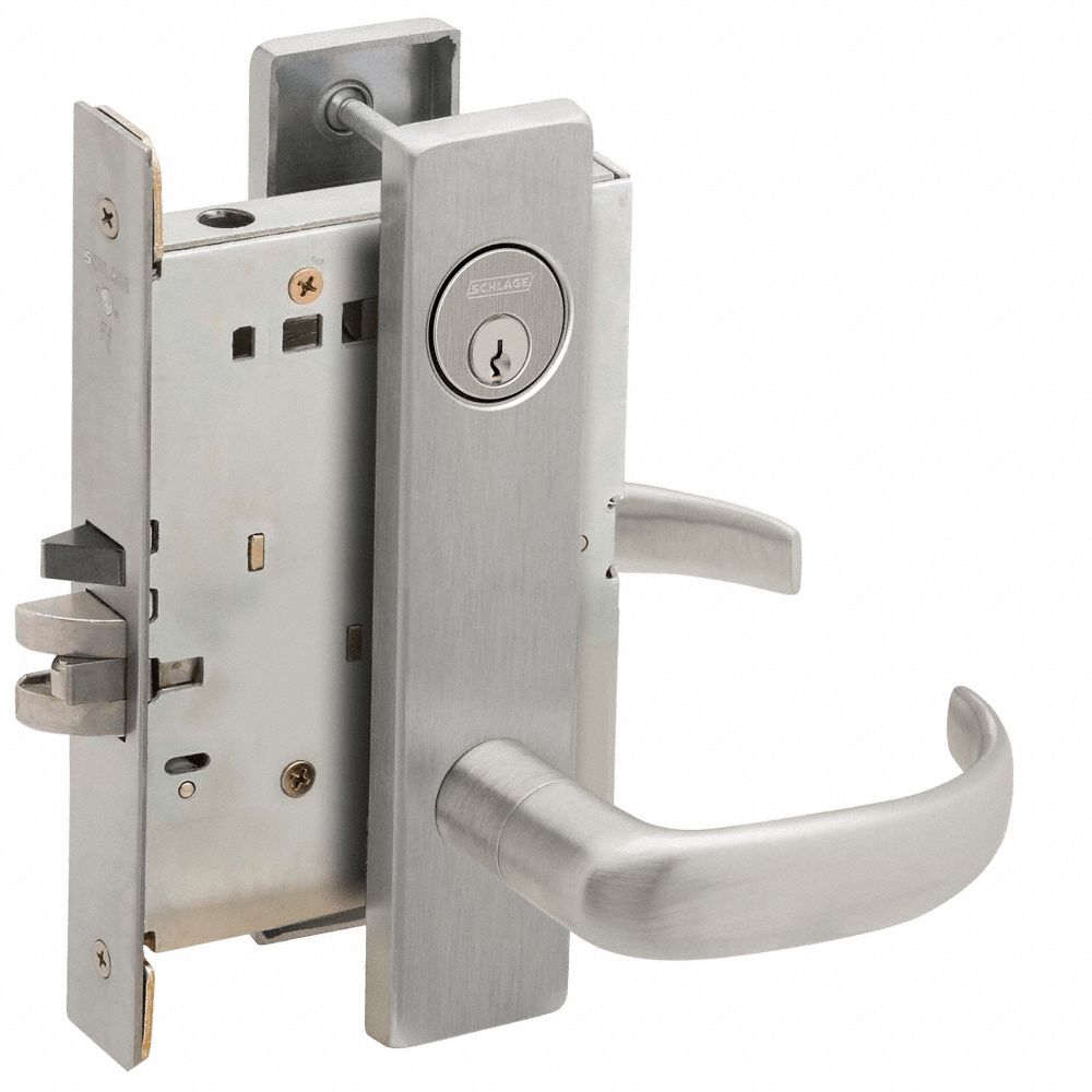 Door Lockset: Storeroom Lever Locksets, Chrome