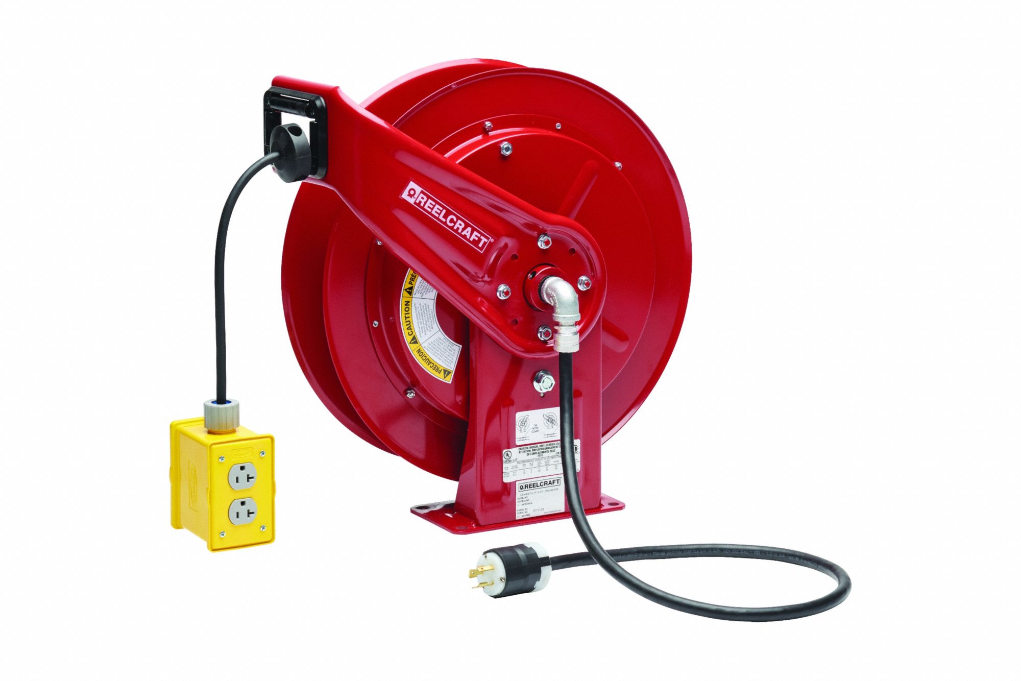 Retractable Cord Reel Red 20 A 125V AC