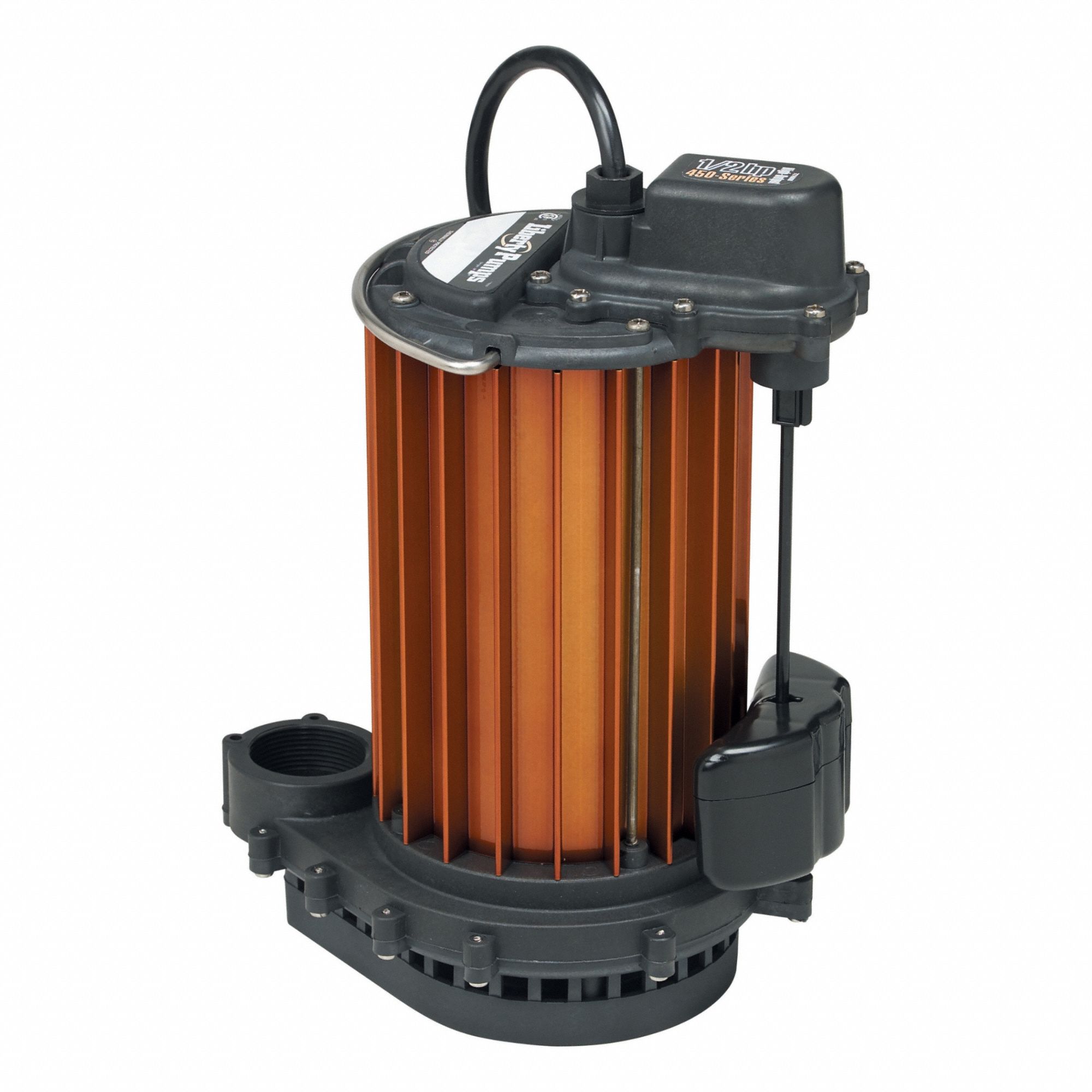 Submersible Sump Pump: 1/2 hp, 115V AC, 48 gpm Flow Rate @ 10' of Head, 1 1/2 in FNPT