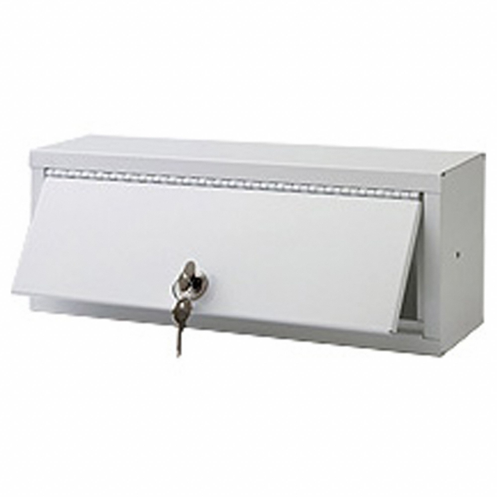 LOCK BOX: RECTANGULAR, 5 IN X 13 IN X 3½ IN, RUST RESISTANT