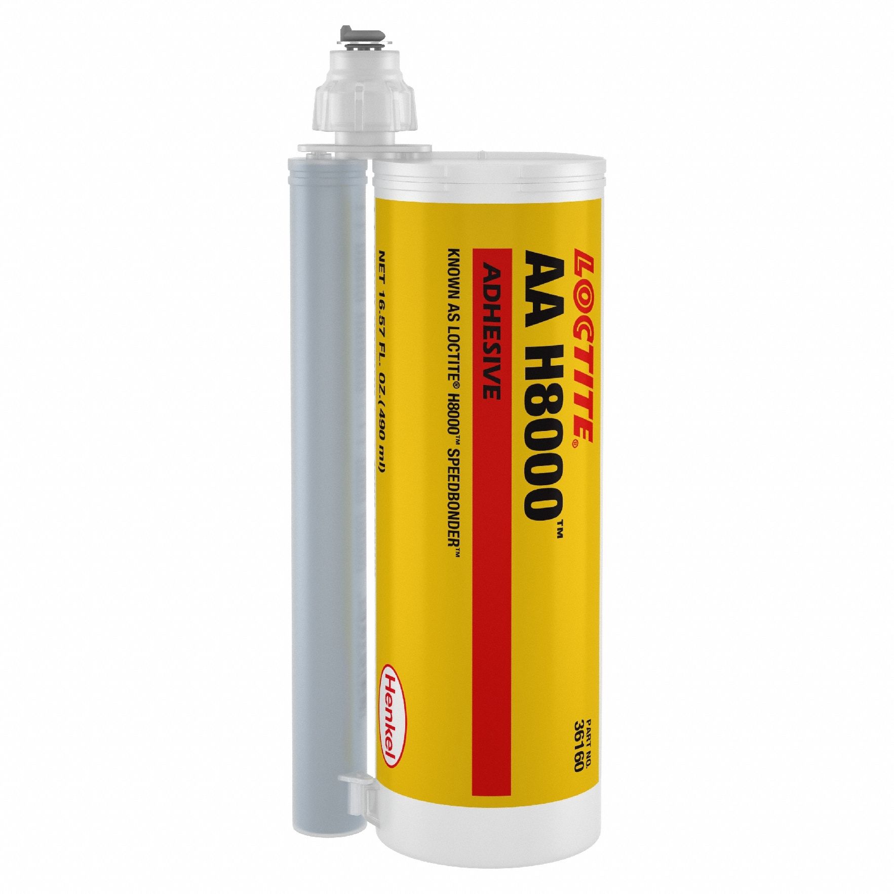 Structural Adhesive: AA H8000, Ambient Cured, 490 mL, Cartridge, Green, Paste