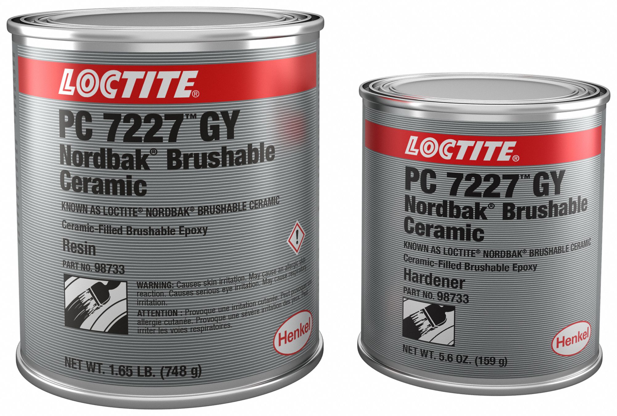 CERAMIC EPOXY,2 LB,GRAY,CAN