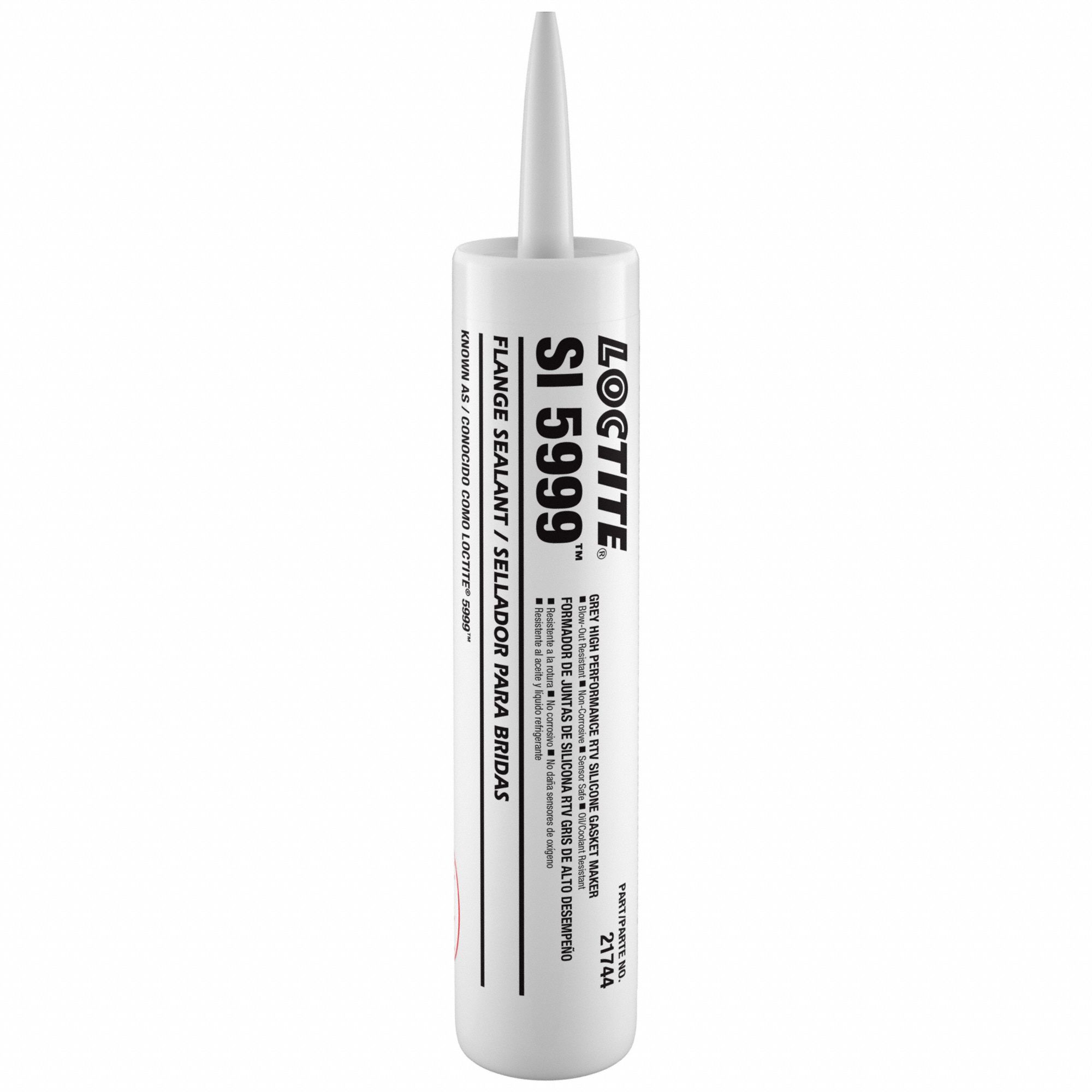 RTV GASKET MAKER, SI 5999, 10.14 OZ, CARTRIDGE, GREY, HIGH-TEMP RESISTANT/OIL RESISTANT