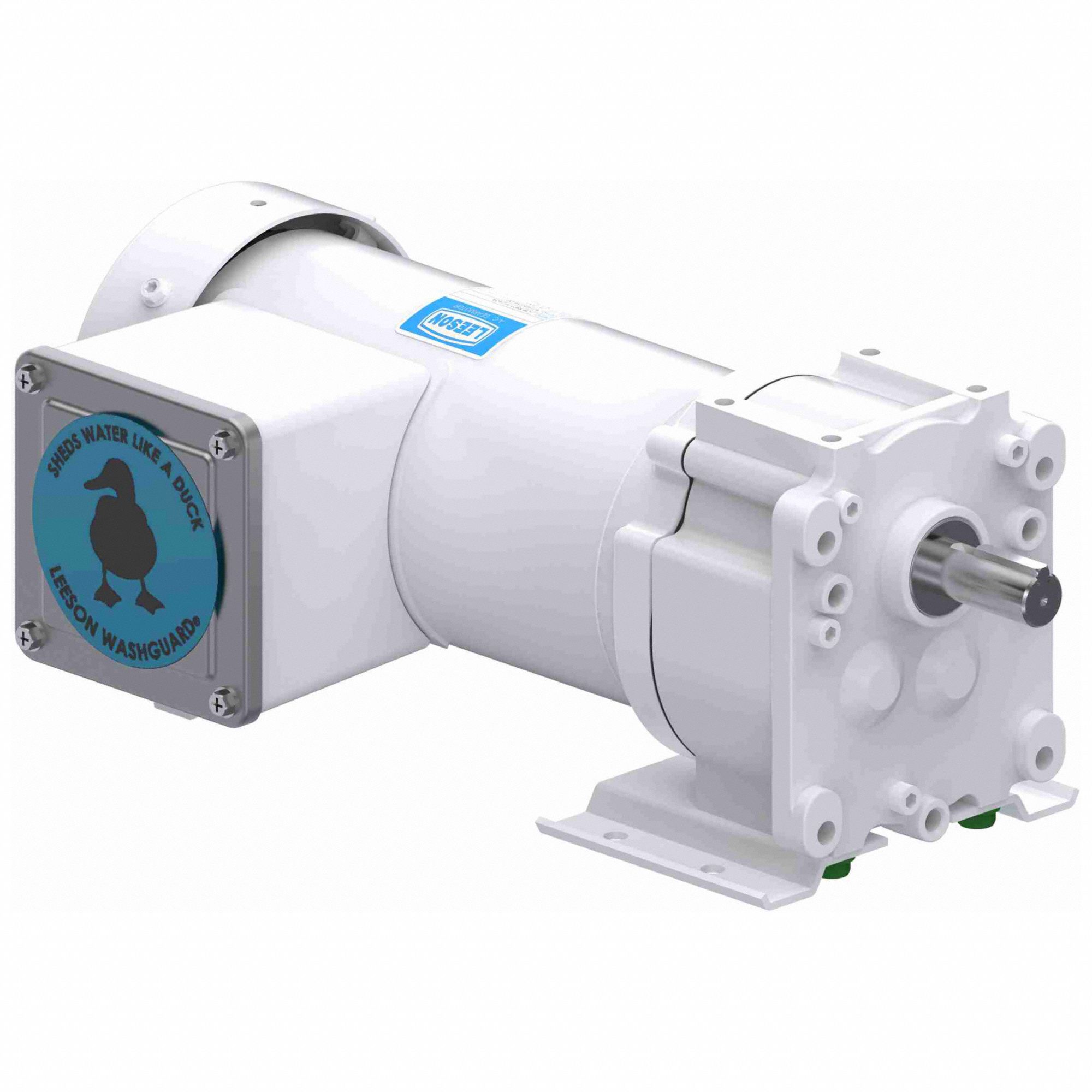AC Gearmotor: Parallel, Single Output Shaft, PSC, TEFC, 40 RPM, 219 in-lb Max Torque, 115V AC