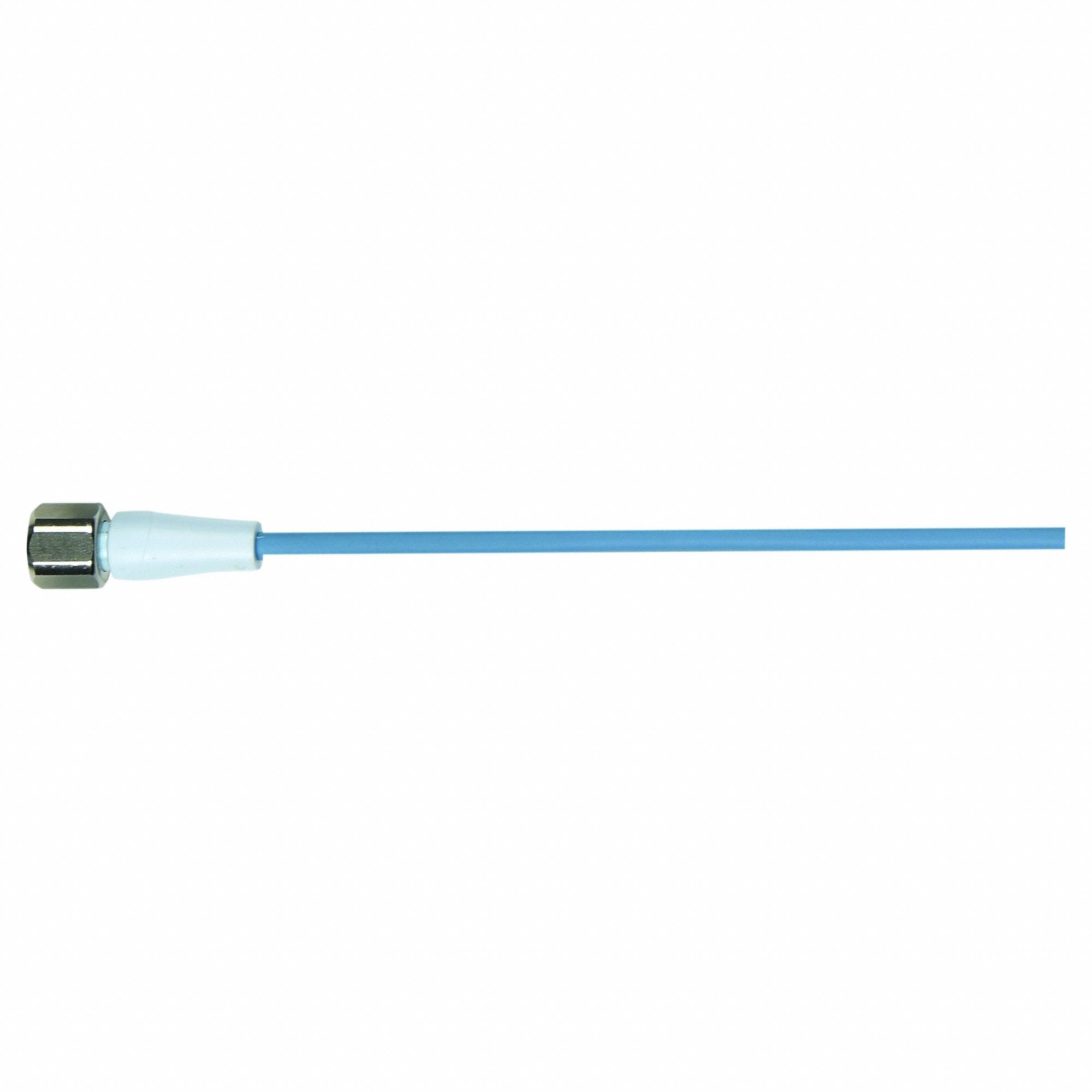 Cordset: M12 Female Straight X Bare Wire, 4 Pins, Blue, TPE-S, 1.5 m Cable Lg, 4 A Max Current (A)