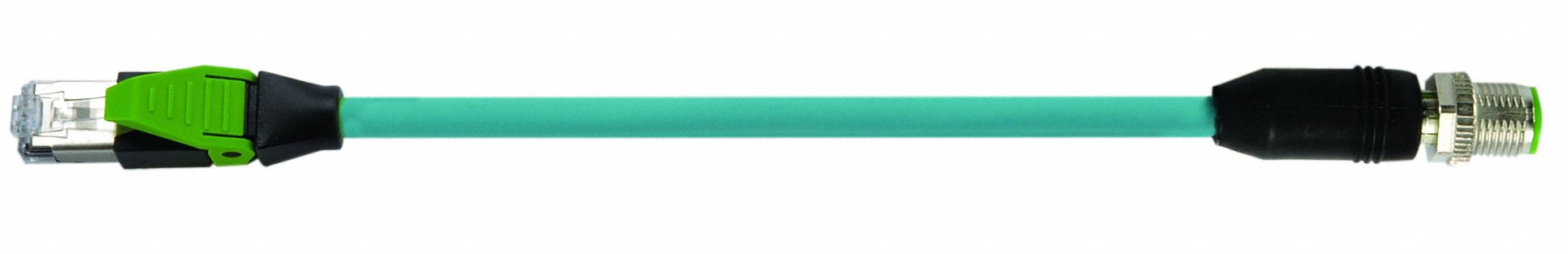 MURRELEKTRONIK, Cat5, M12 Male Straight x RJ45 Male Straight, Cordset ...