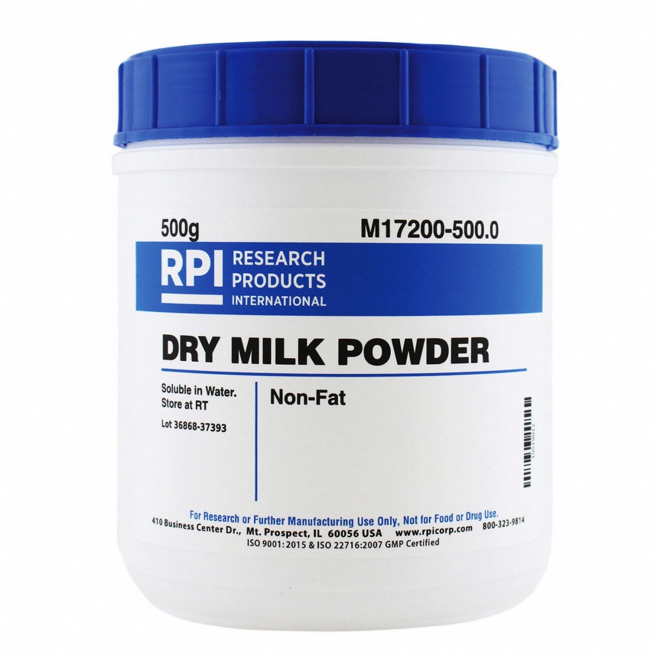 Milk - Dry Powder Blocking Agent During Western Blotting to Block Non-Specific Antibody Binding and Reduce Background Signal