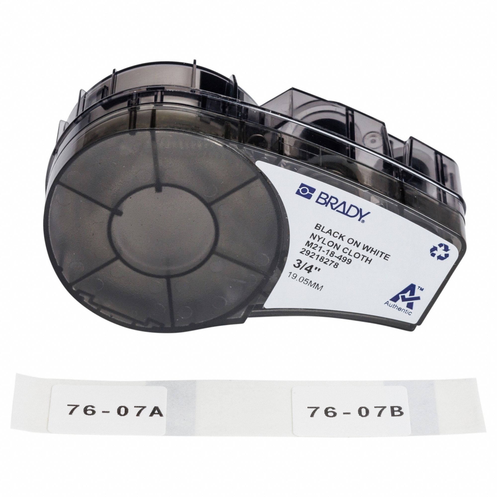 Label/RibbonCartridge White Matte 1inW