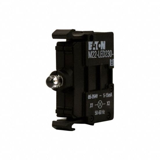 Lamp Module: 22 mm Size, Blue, LED, 264 V AC Rating, No Transformer