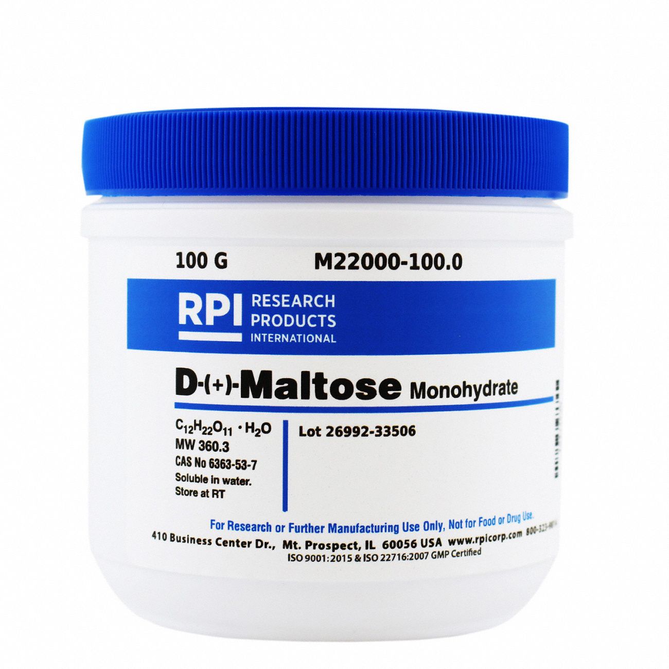 D-(+)-Maltose Monohydrate, 100g