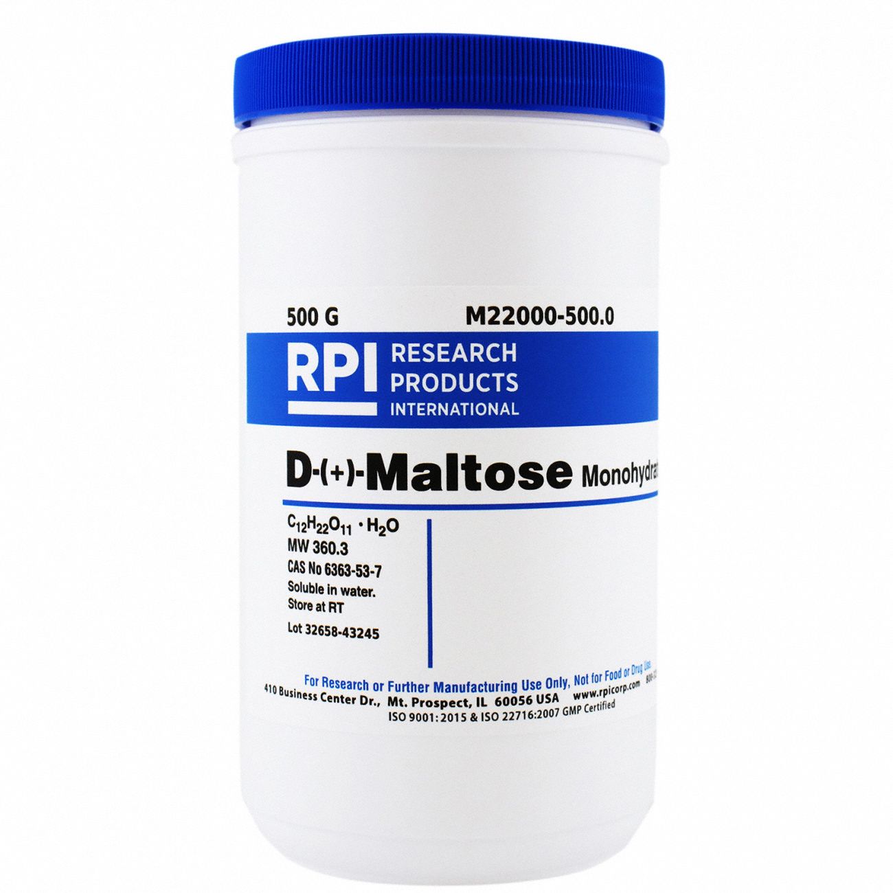 D-(+)-Maltose Monohydrate, 500g