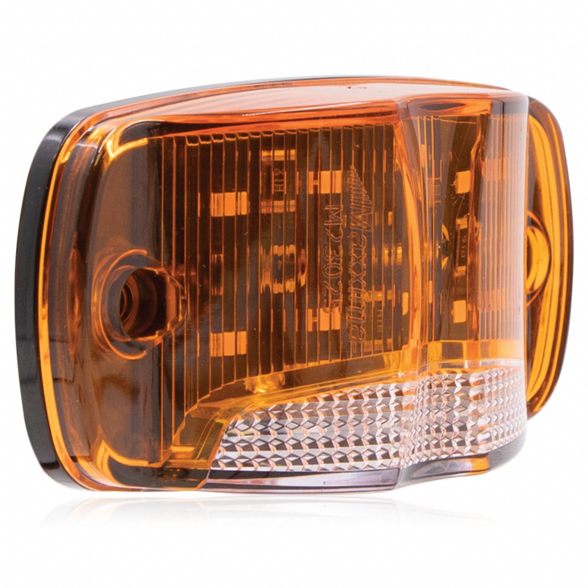 Clearance Marker Light: Marker Light, LED, Rectangular, Surface Mount, Amber/White, Hole