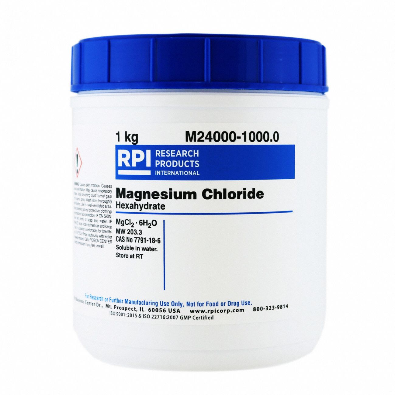 Magnesium Chloride - Hexahydrate Chemistry and Molecular Biology as a Source of Magnesiumions