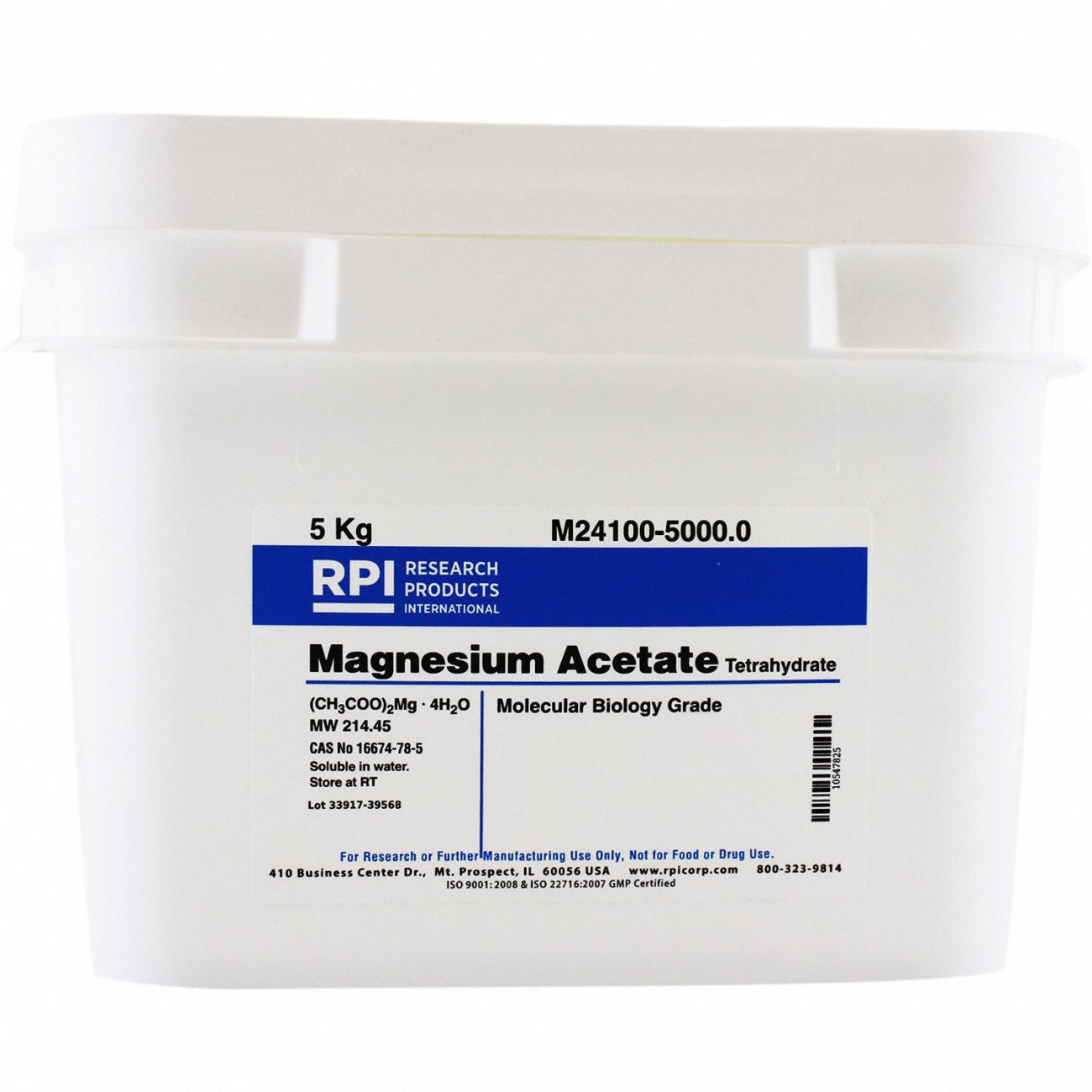 Magnesium Acetate Tetrahydrate, 5kg