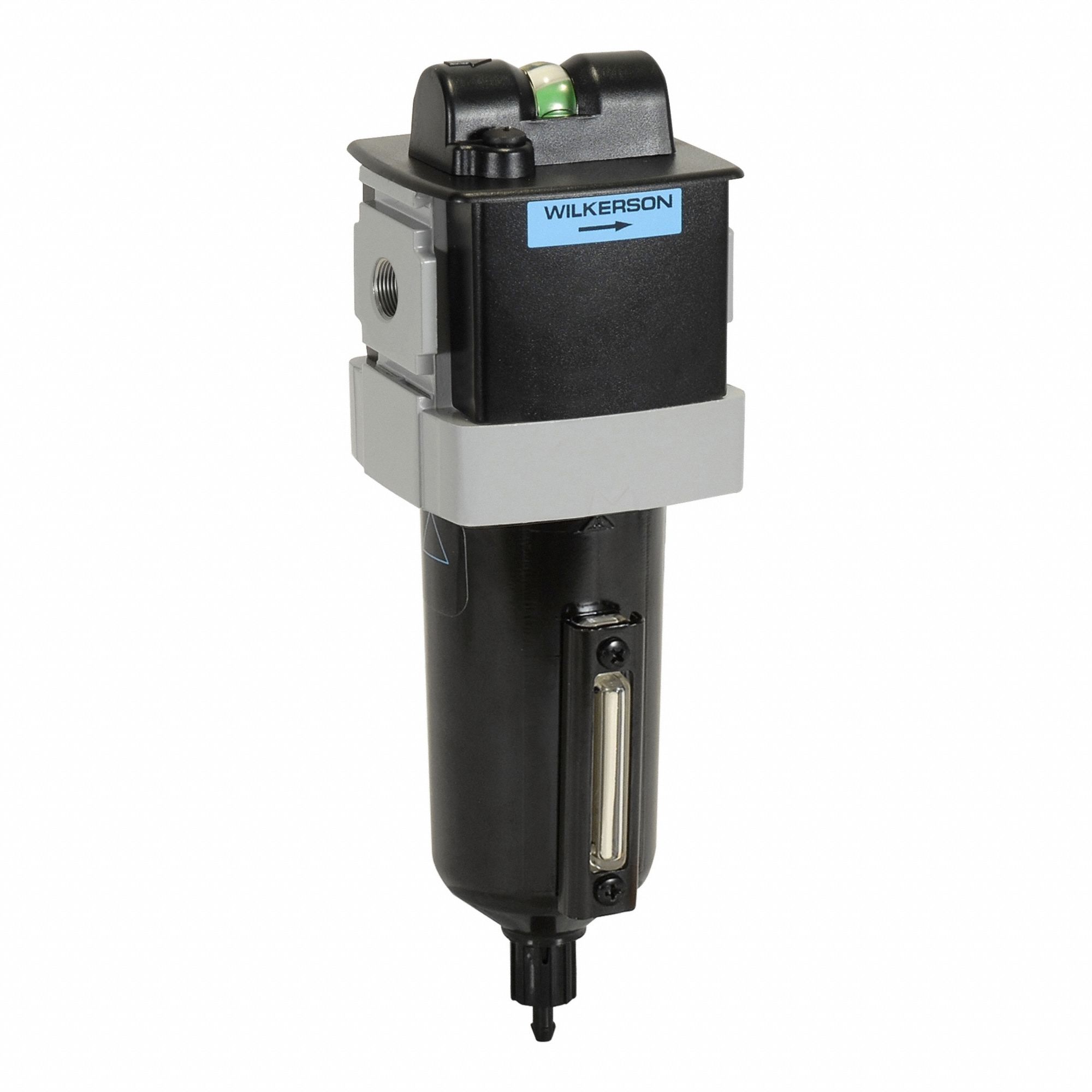 Filter: Activated Carbon, 3/8 in NPT, 0.003 micron, 250 psig Max Op Pressure, Metal Bowl