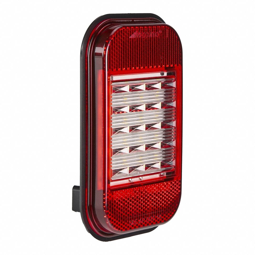 Back-Up Light Red Rectangular 0.5 A