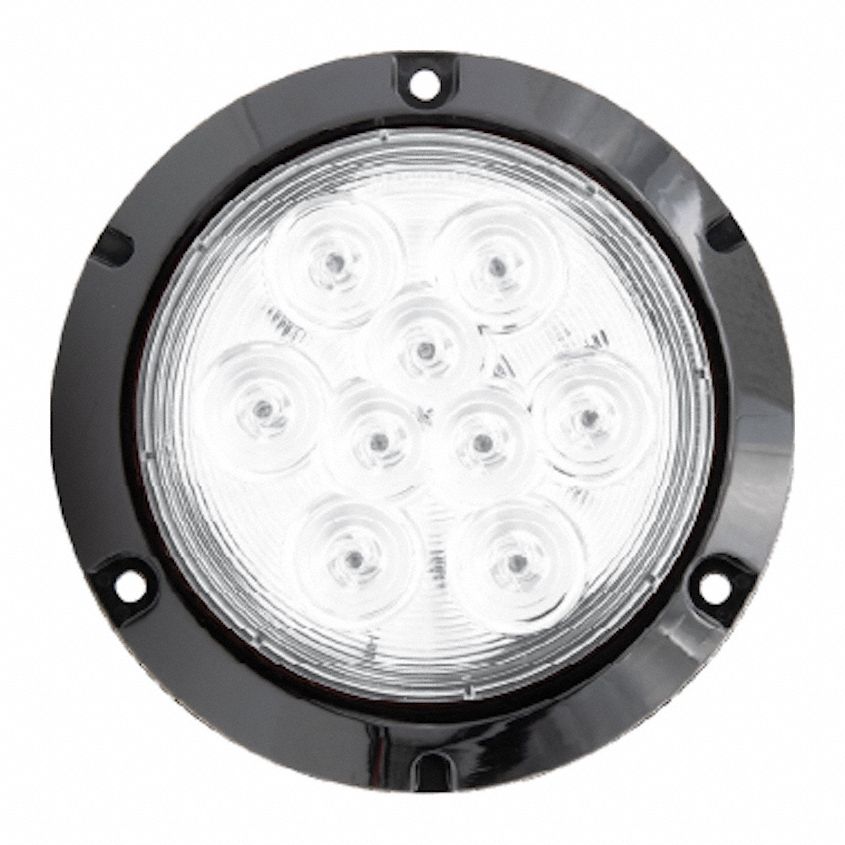 Warning Light, Amber, Continuous, 12.8V DC