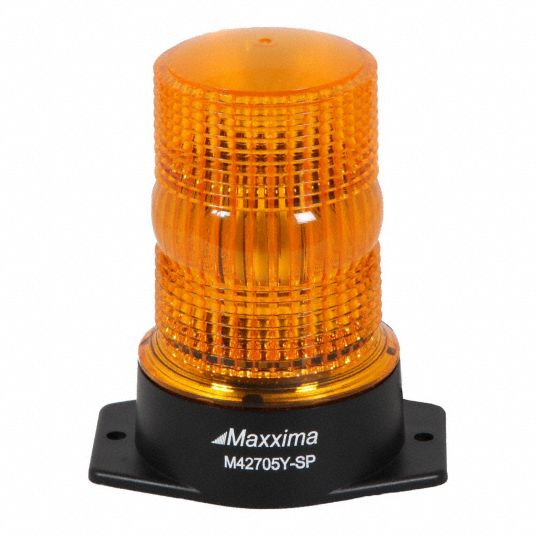 MAXXIMA, Perimeter Flashing Warning Light, Amber, Warning Light