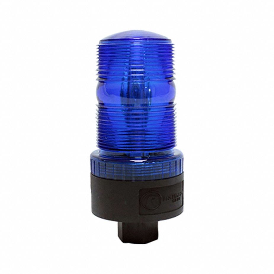 RAILHEAD GEAR, Blue, LED, Strobe Light - 39F096|M490-LED DCBP - Grainger