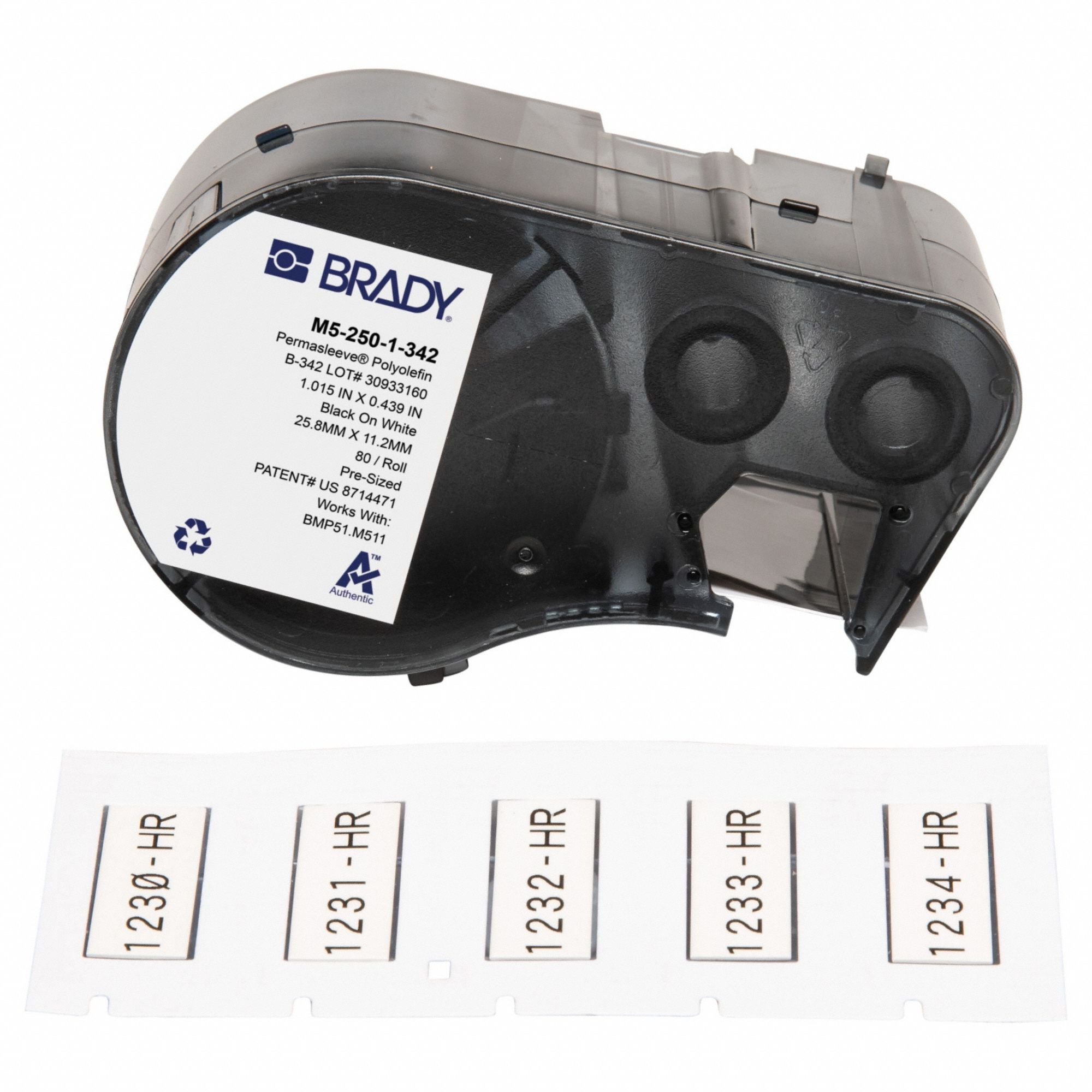 ETIQUETTE, 1 PO LA, MATTE, POLYOLEFINE