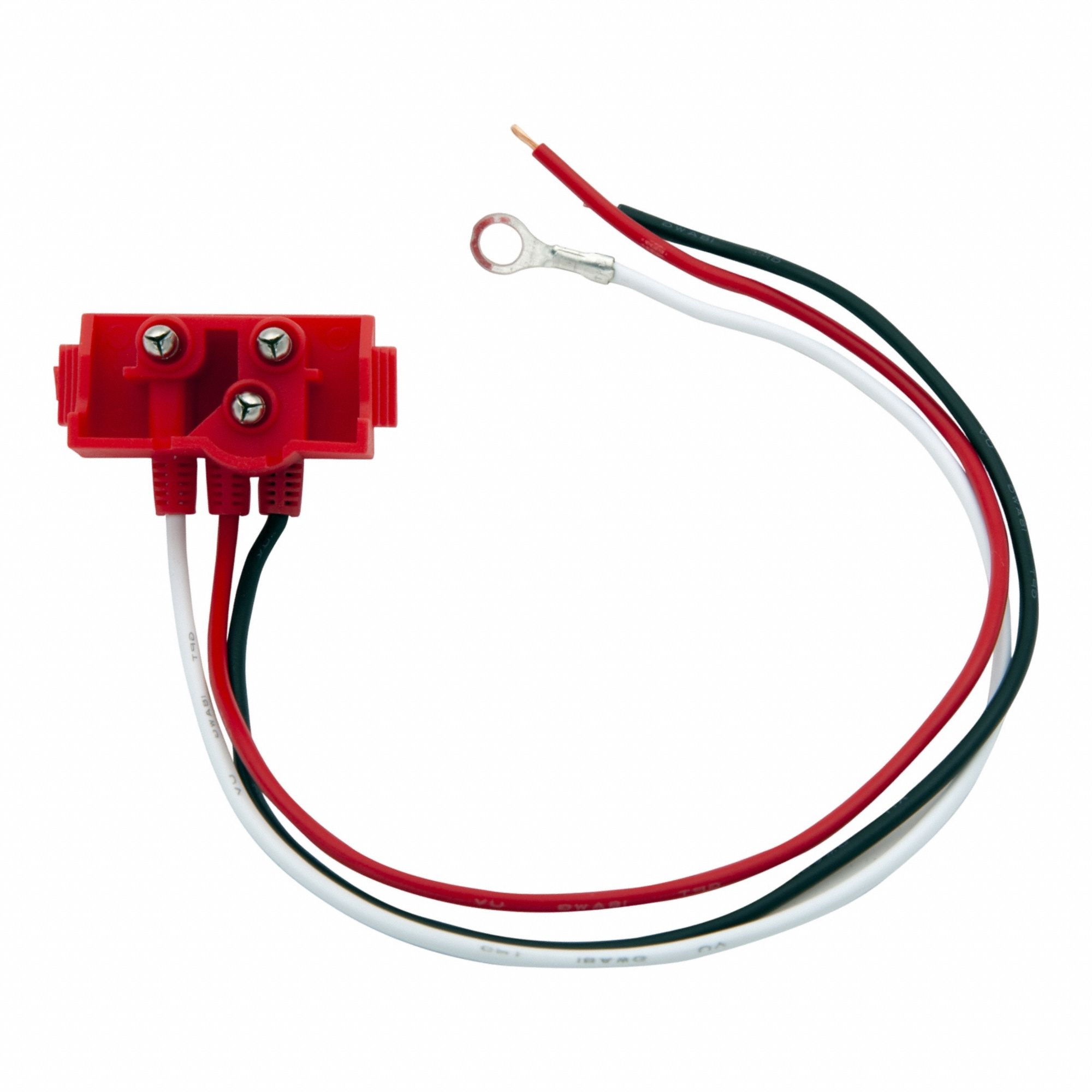 LED Connector: 3-Pin Connector, 3 Wires, 10 in Wire Lg, 2 Connectors, LED Lights
