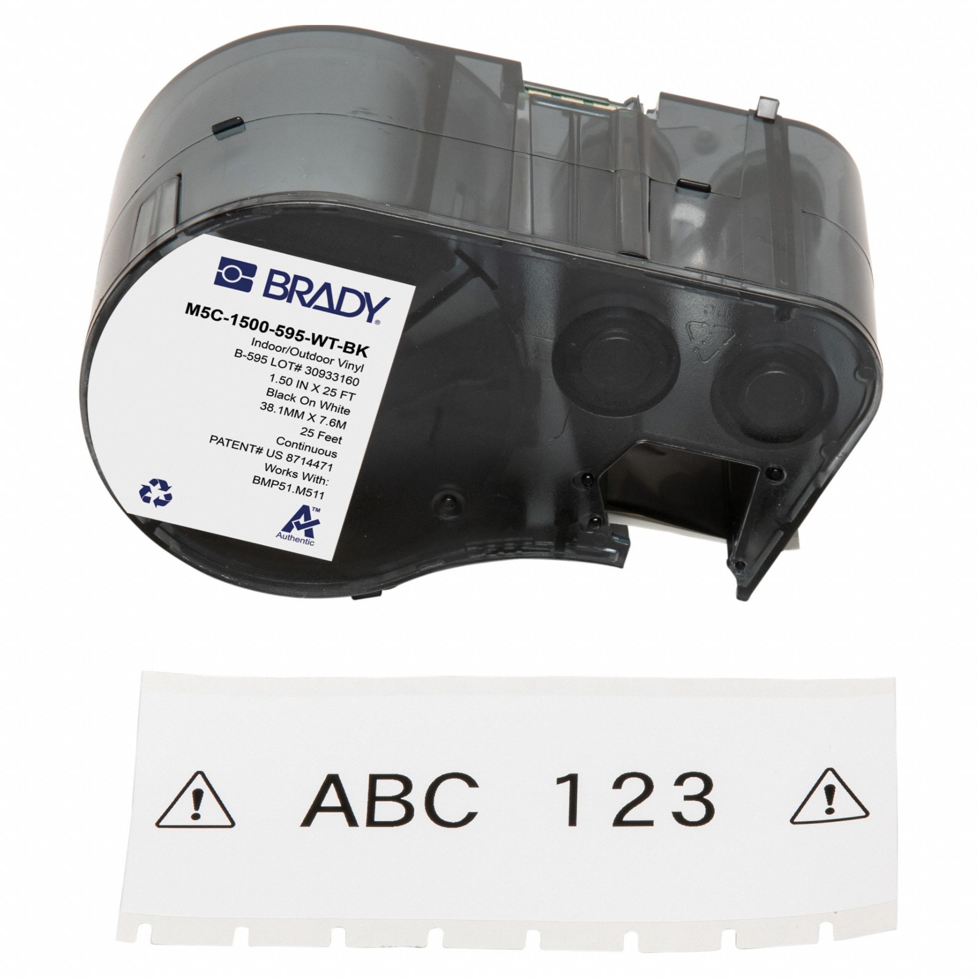 CART.DE ROUL.D'ETIQ. PRECOUP. 1-1/2PO L