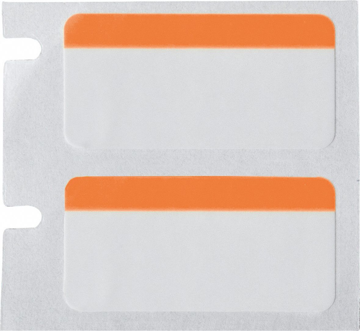 Pre-Cut Label Stock Roll: 1/4 in x 1/4 in, 1/4 in x 1/4 in, Polyimide, Permanent Adhesive