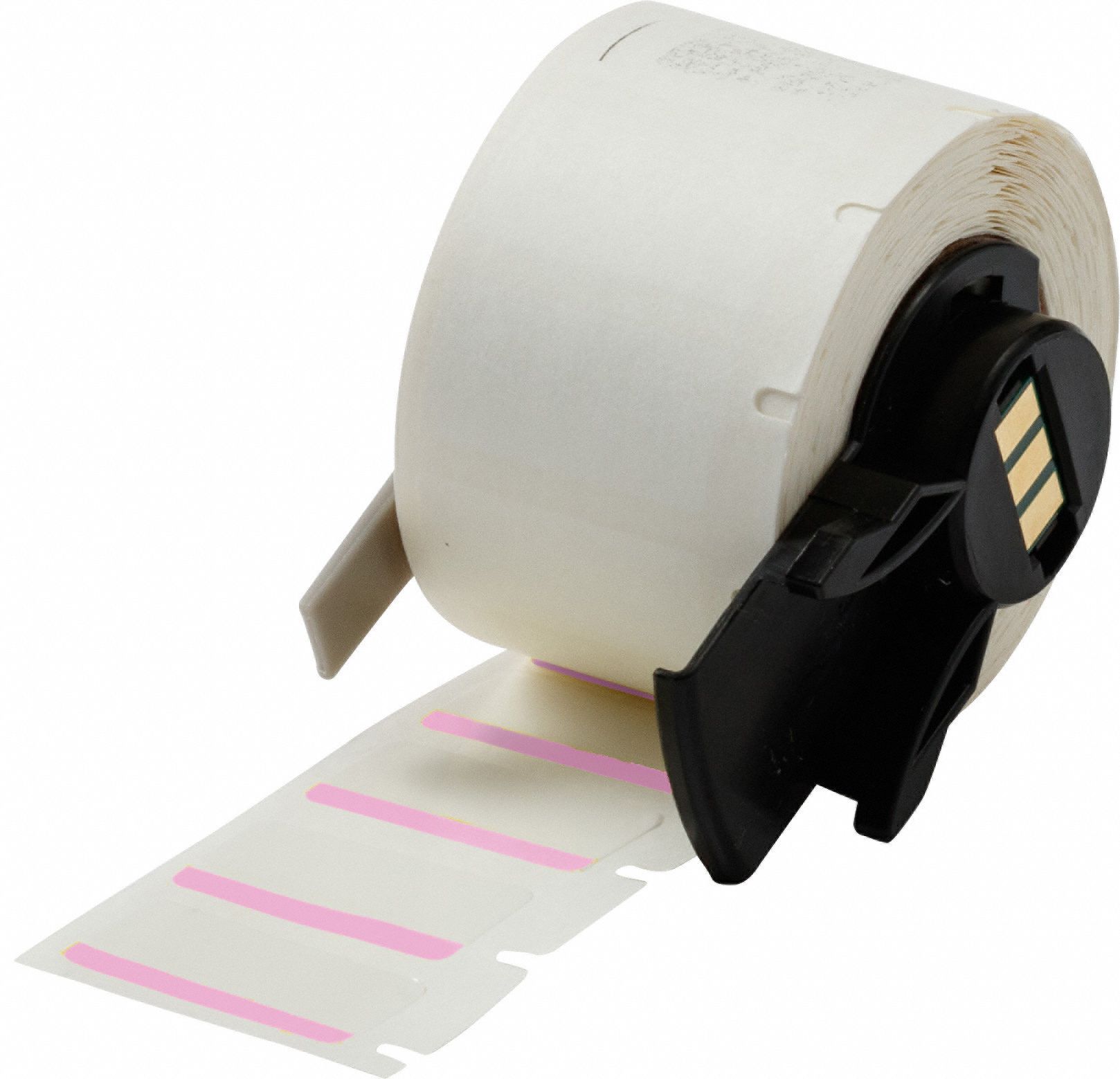 Pre-Cut Label Stock Roll: Rectangle, 1/2 in x 1/2 in, 1/2 in x 1/2 in, Cryogenic Polyester
