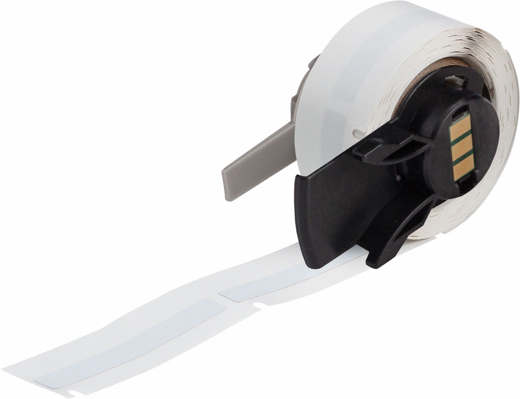 Pre-Cut Label Stock Roll: 2 in x 2 in, Polypropylene, Autoclavable/Cryogenic, White (Matte)