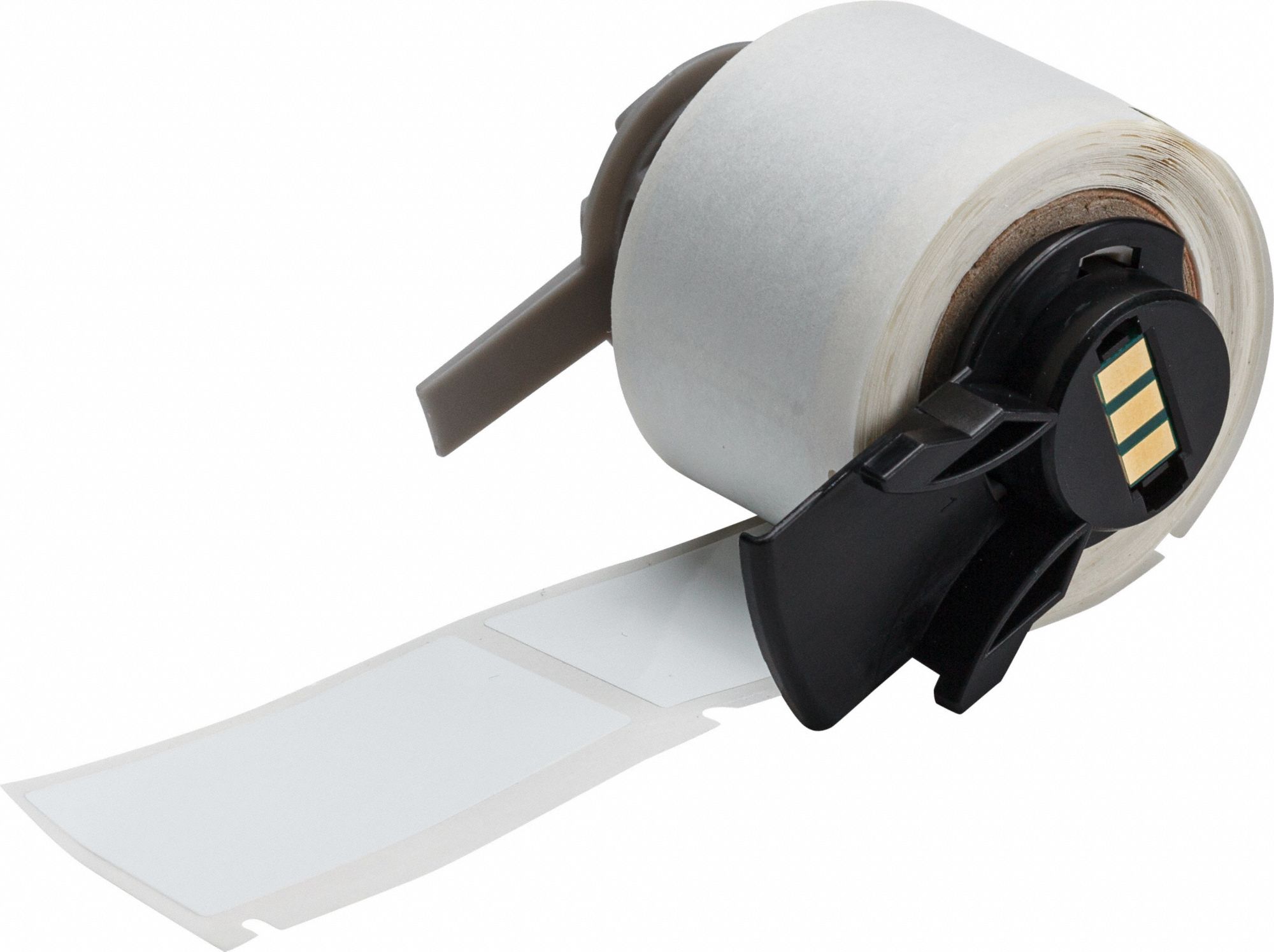 Pre-Cut Label Stock Roll: Rectangle, 1 29/32 in x 1 in, 1 in x 1 29/32 in, Cryogenic Polyester