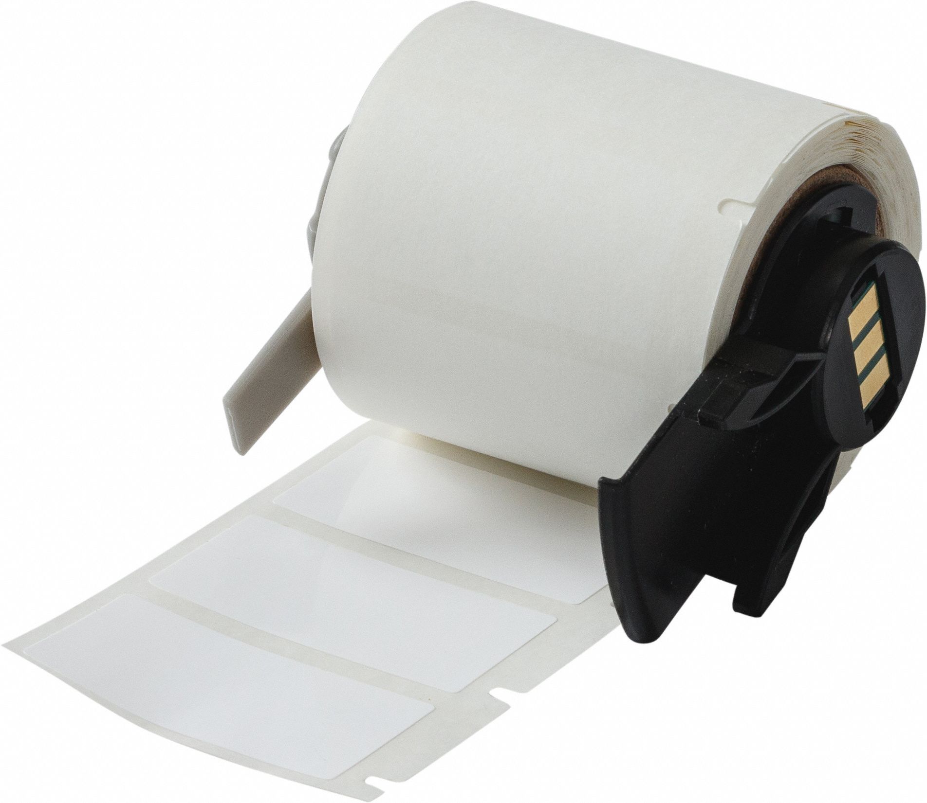 Pre-Cut Label Stock Roll: Rectangle, 3/4 in x 3/4 in, 3/4 in x 3/4 in, Autoclavable Polyester, White
