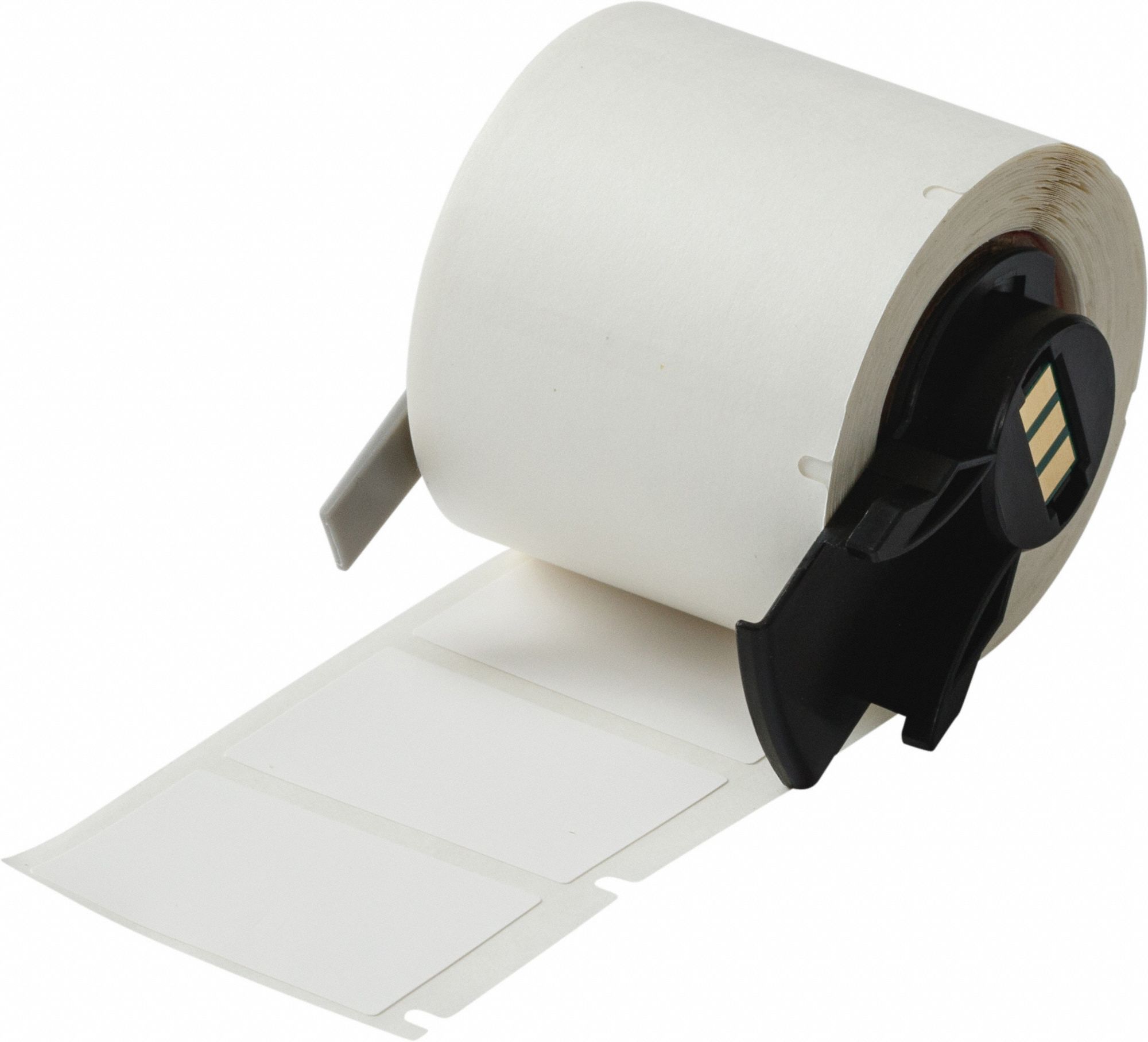 Pre-Cut Label Stock Roll: Rectangle, 1 in x 1 1/2 in, 1 1/2 in x 1 in, White, 4.0 mL Vial/Tube Size