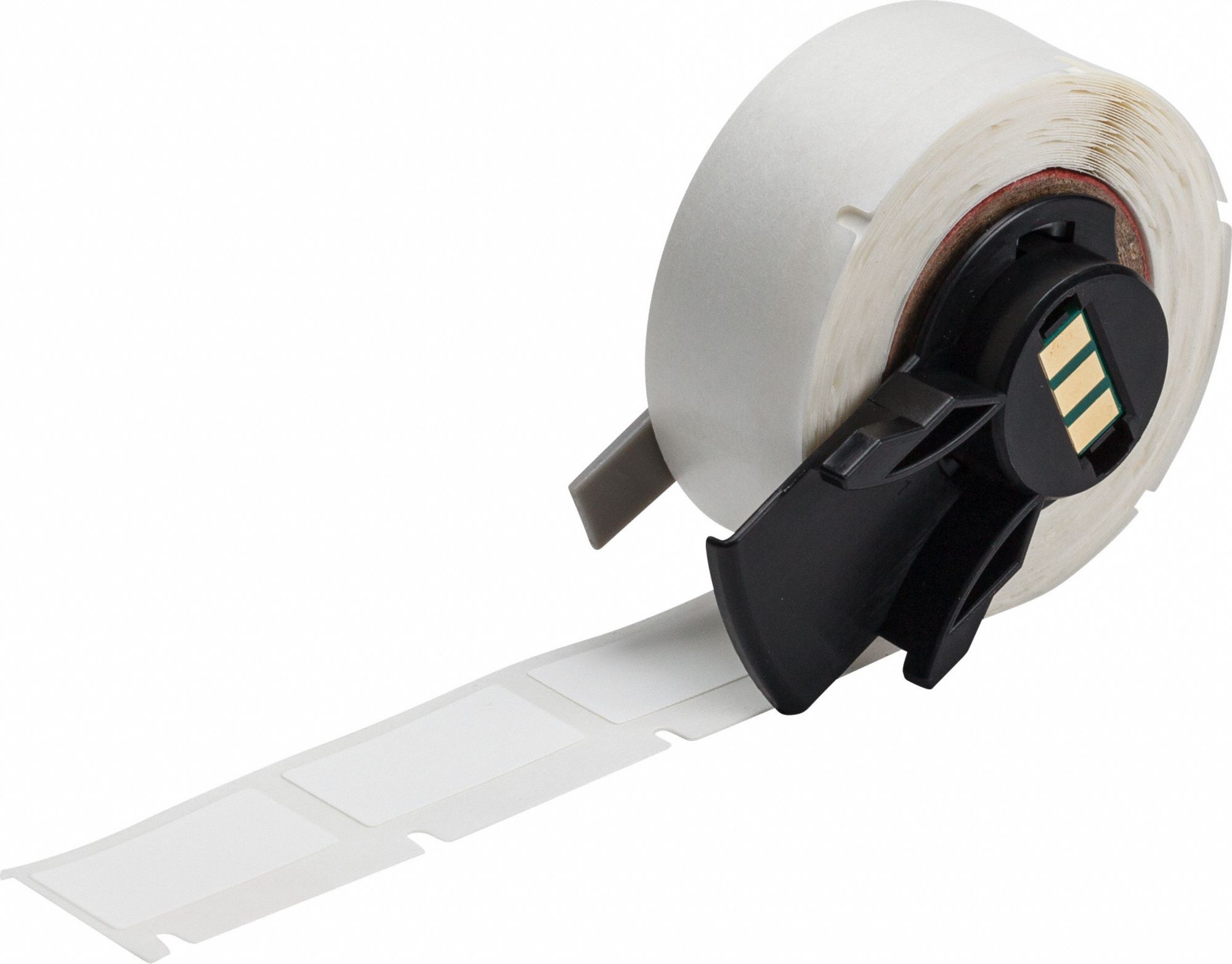 Pre-Cut Label Stock Roll: Rectangle, 1 in x 1 in, 1 in x 1 in, Cryogenic Autoclavable Nylon, White