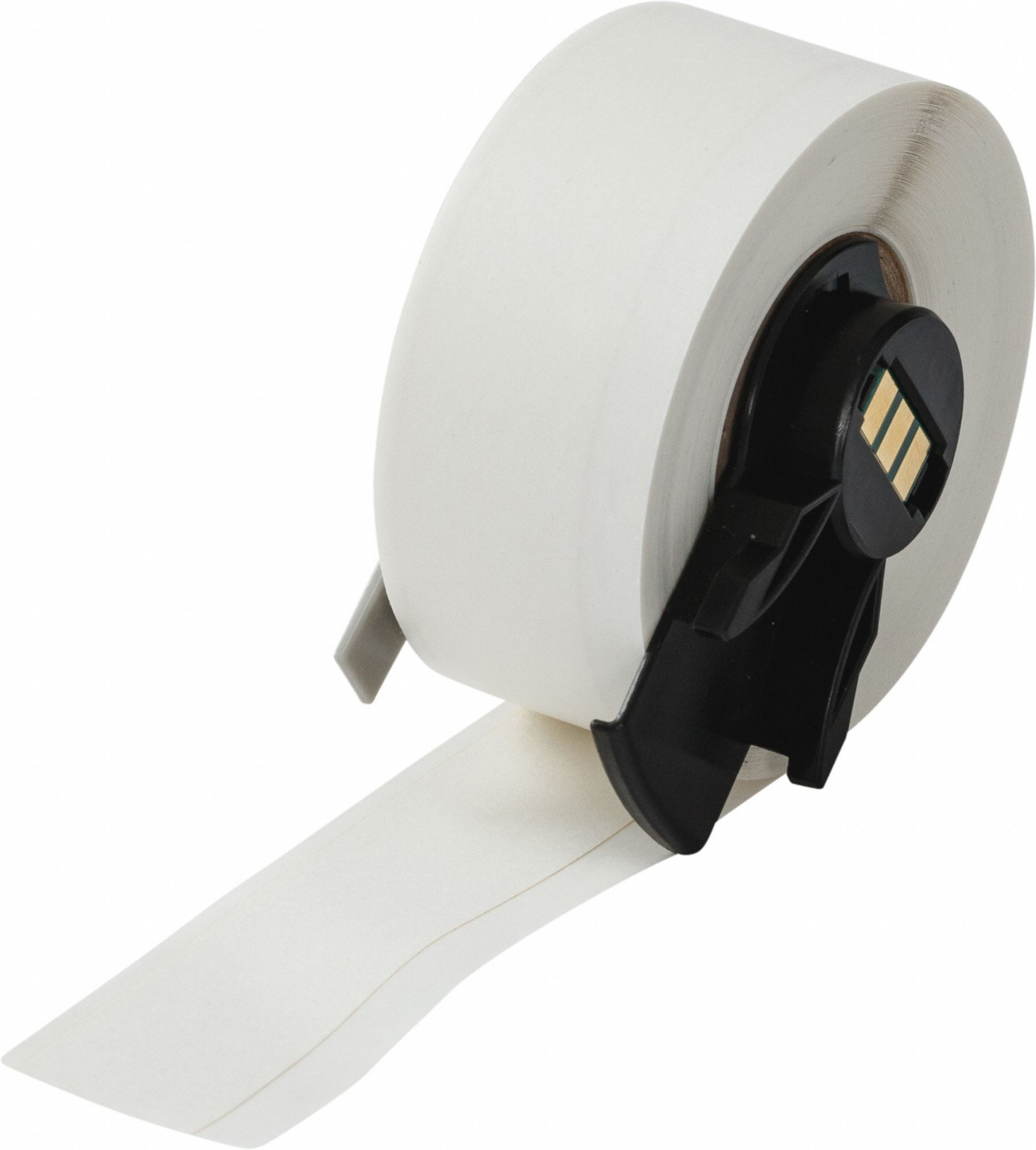 Continuous Label Stock: 3/4 in x 50 ft, Paper, Inkjet Print-Receptive/Water Dissolvable, White