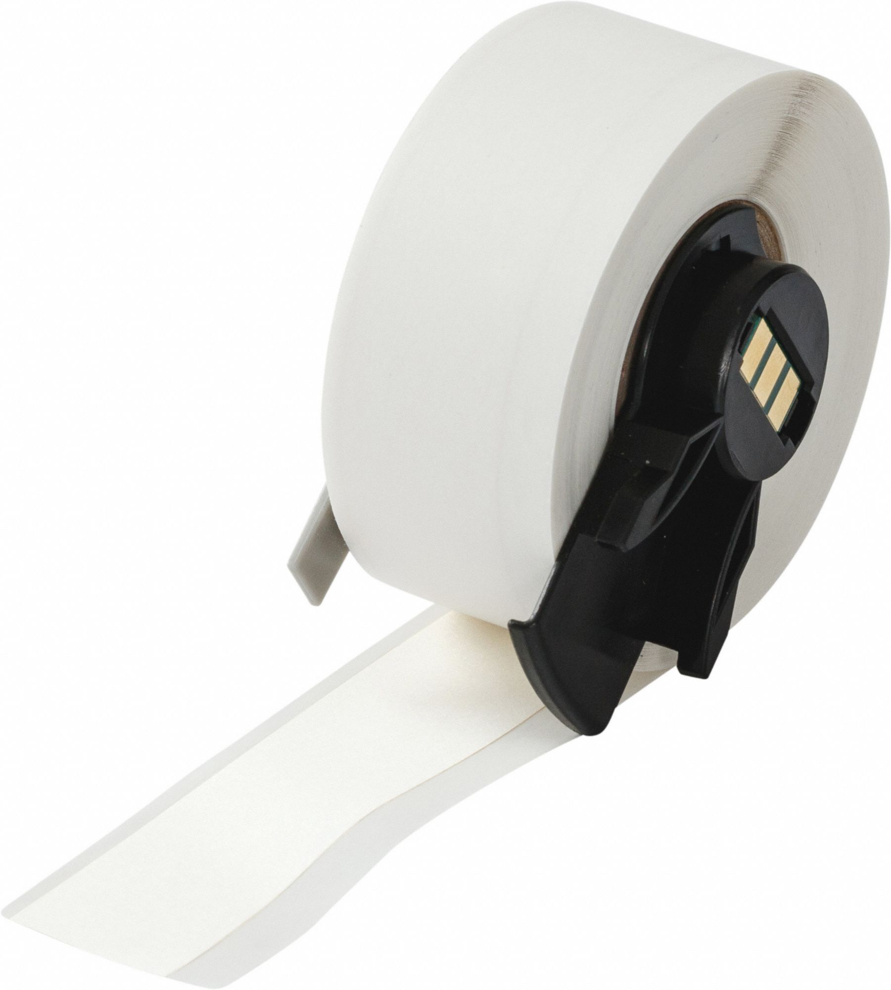 Continuous Label Stock: 3/4 in x 30 ft, Cryogenic Autoclavable Nylon, White, -40°F to 194°F