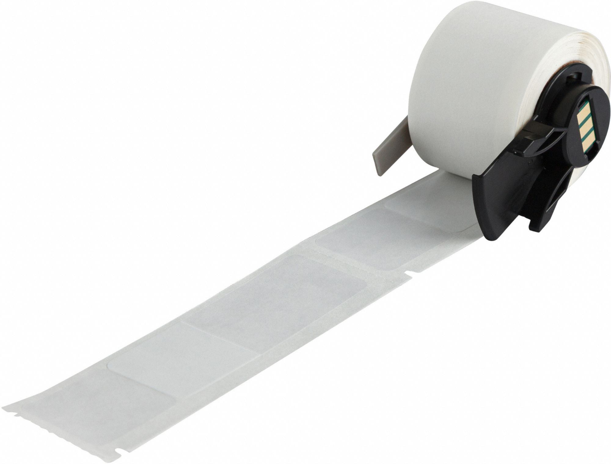 Wraparound Label: 2 3/4 in x 1 in, 1 in, Vinyl, White (Matte), For 10 AWG to 3 AWG Wire Gauge