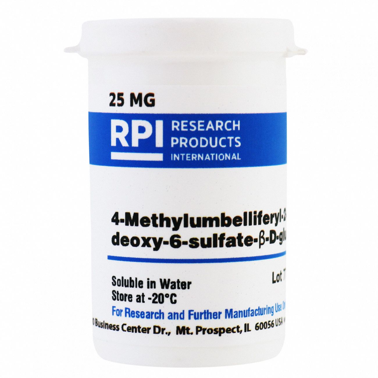 4-MU-2-acetamido/glucopyranoside, 25mg