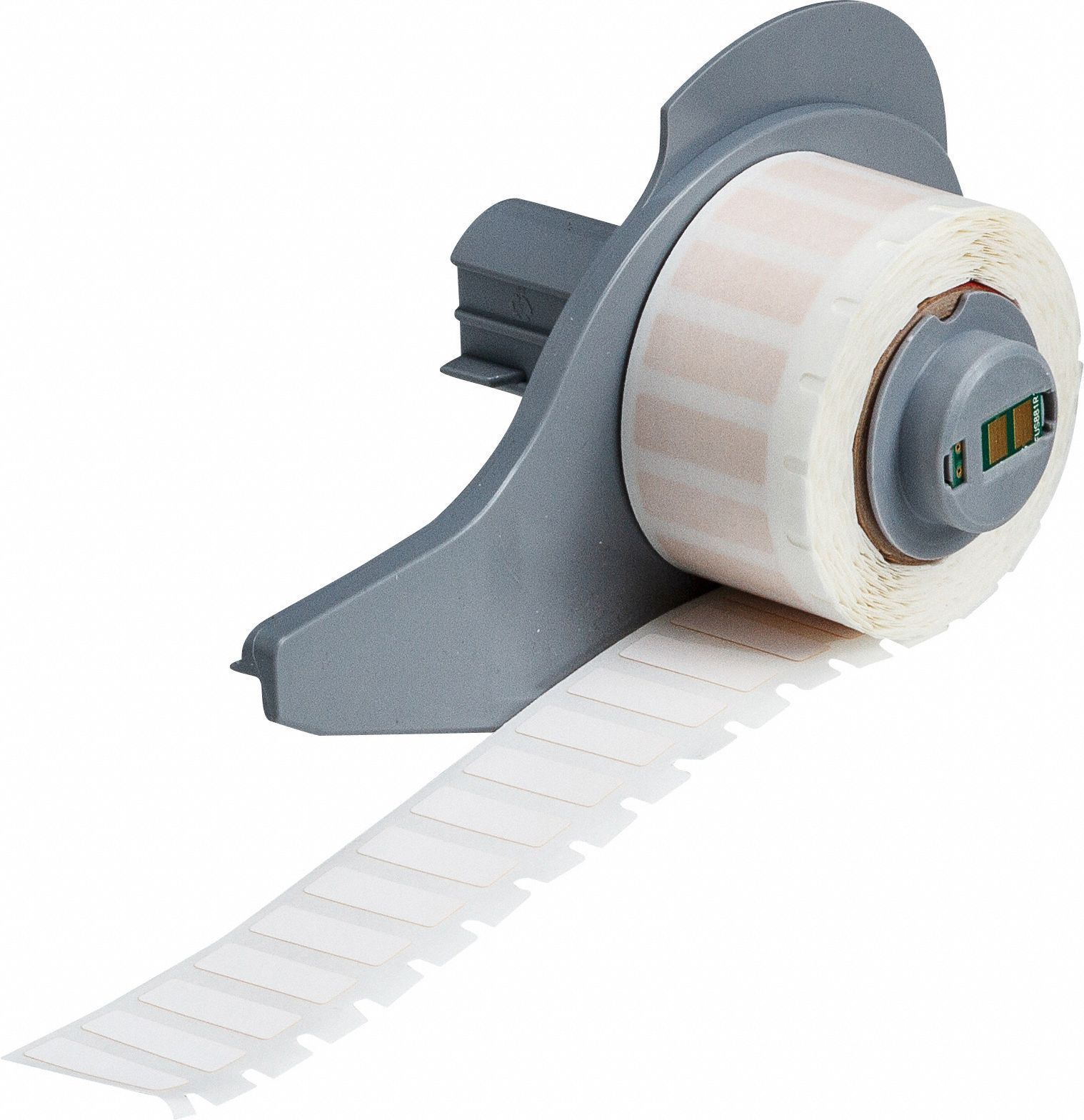 Wraparound Label: 1/4 in x 3/4 in, 3/4 in, Polyimide, White (Matte), For 10 AWG to 16 AWG Wire Gauge