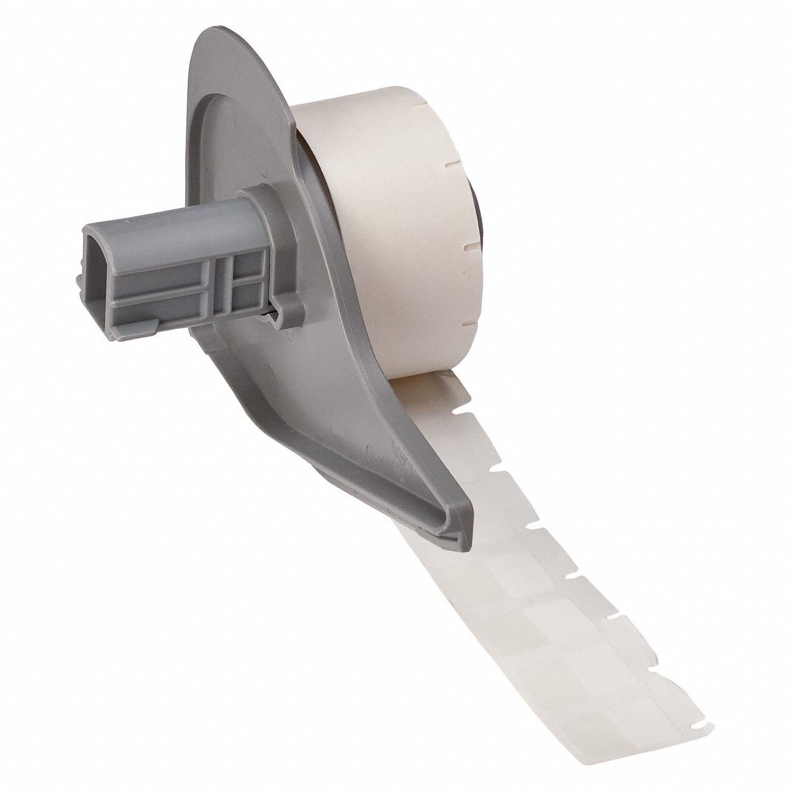 Wraparound Label: 3/4 in x 1/2 in, 1/2 in, Vinyl, White (Matte), For 16 AWG to 10 AWG Wire Gauge