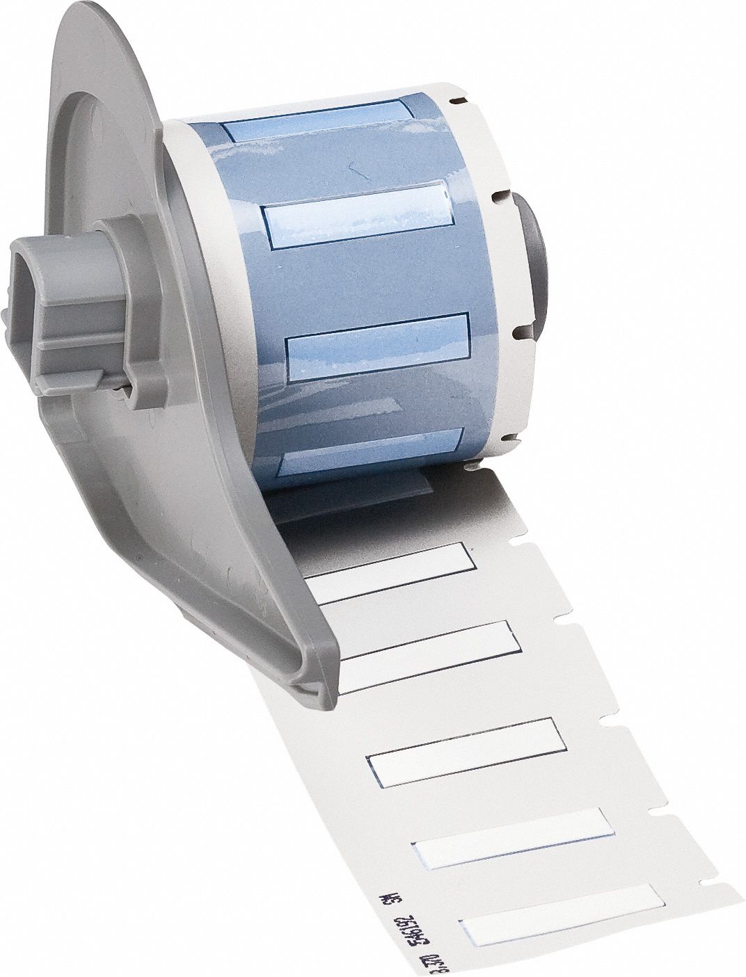 Sleeve Label: 1 in x 1/4 in, Polyolefin, White (Matte), For 16 AWG to 20 AWG Wire Gauge