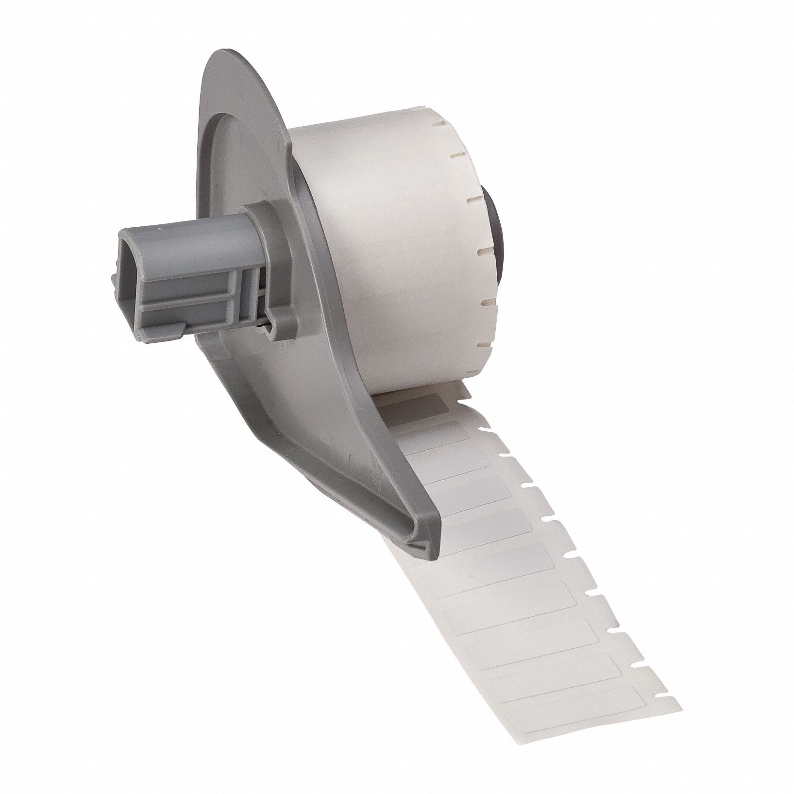 Pre-Cut Label Stock Roll: 9/32 in x 9/32 in, 9/32 in x 9/32 in, Polyester, White (Gloss)