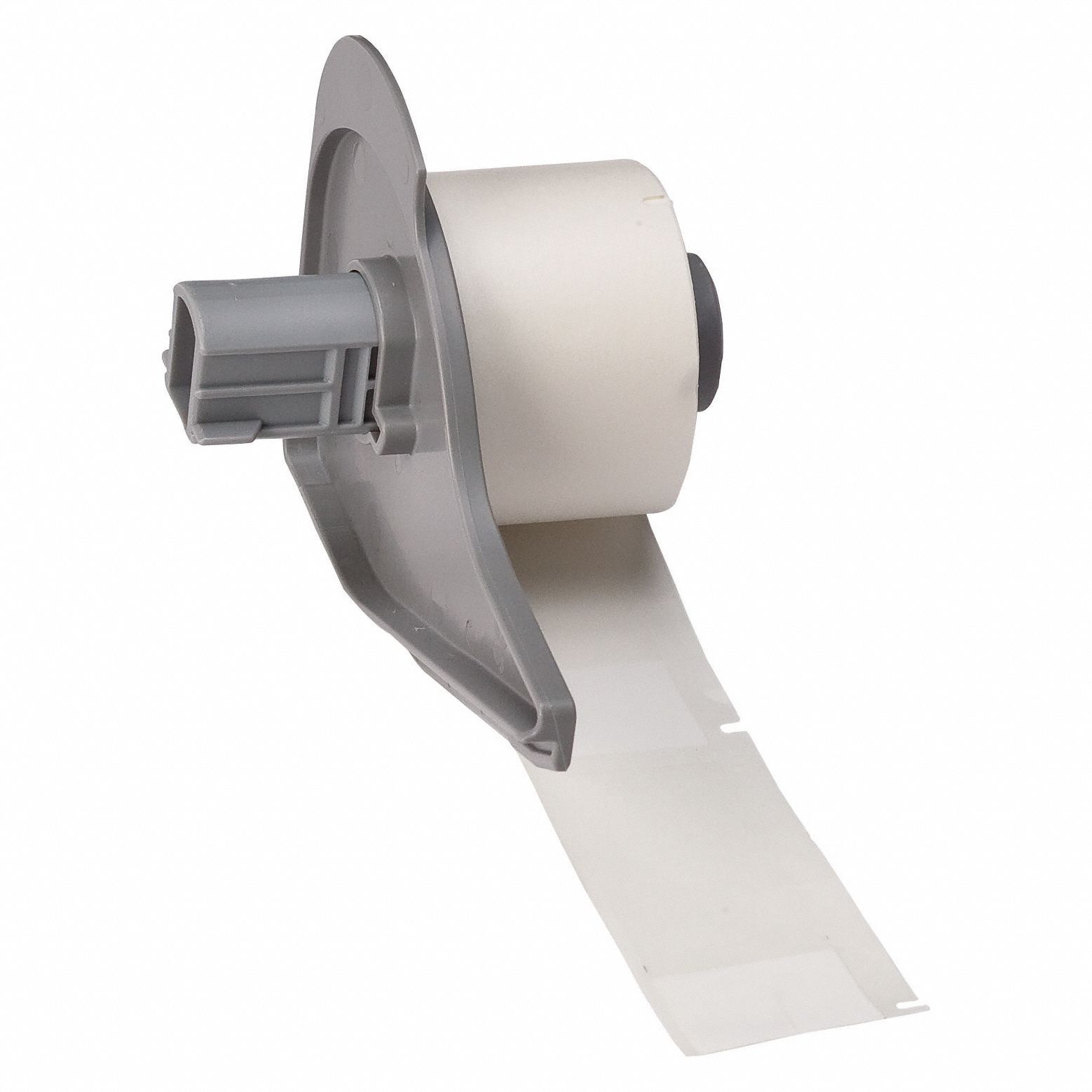 Wraparound Label: 2 1/2 in x 1 in, 1 in, Polyvinyl Fluoride, White (Matte), 100 Labels Included