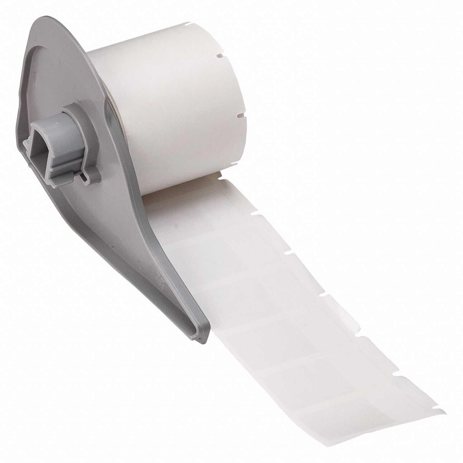 Wraparound Label: 1 1/2 in x 3/4 in, 3/4 in, Vinyl, White (Matte), For 10 AWG to 4 AWG Wire Gauge