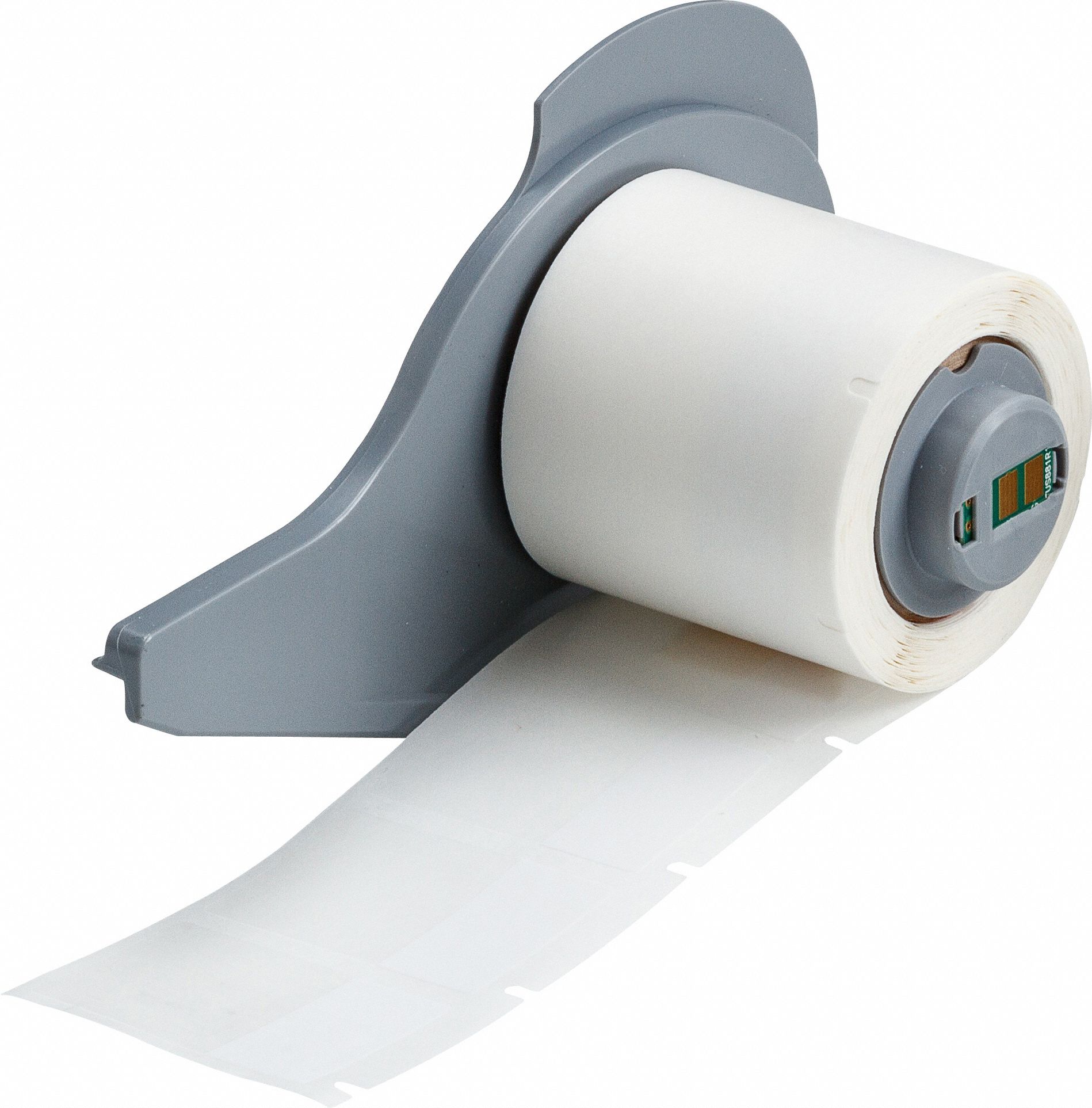 Wraparound Label: 1 1/2 in x 1 in, 1 in, Polyvinyl Fluoride, White (Matte), 250 Labels Included