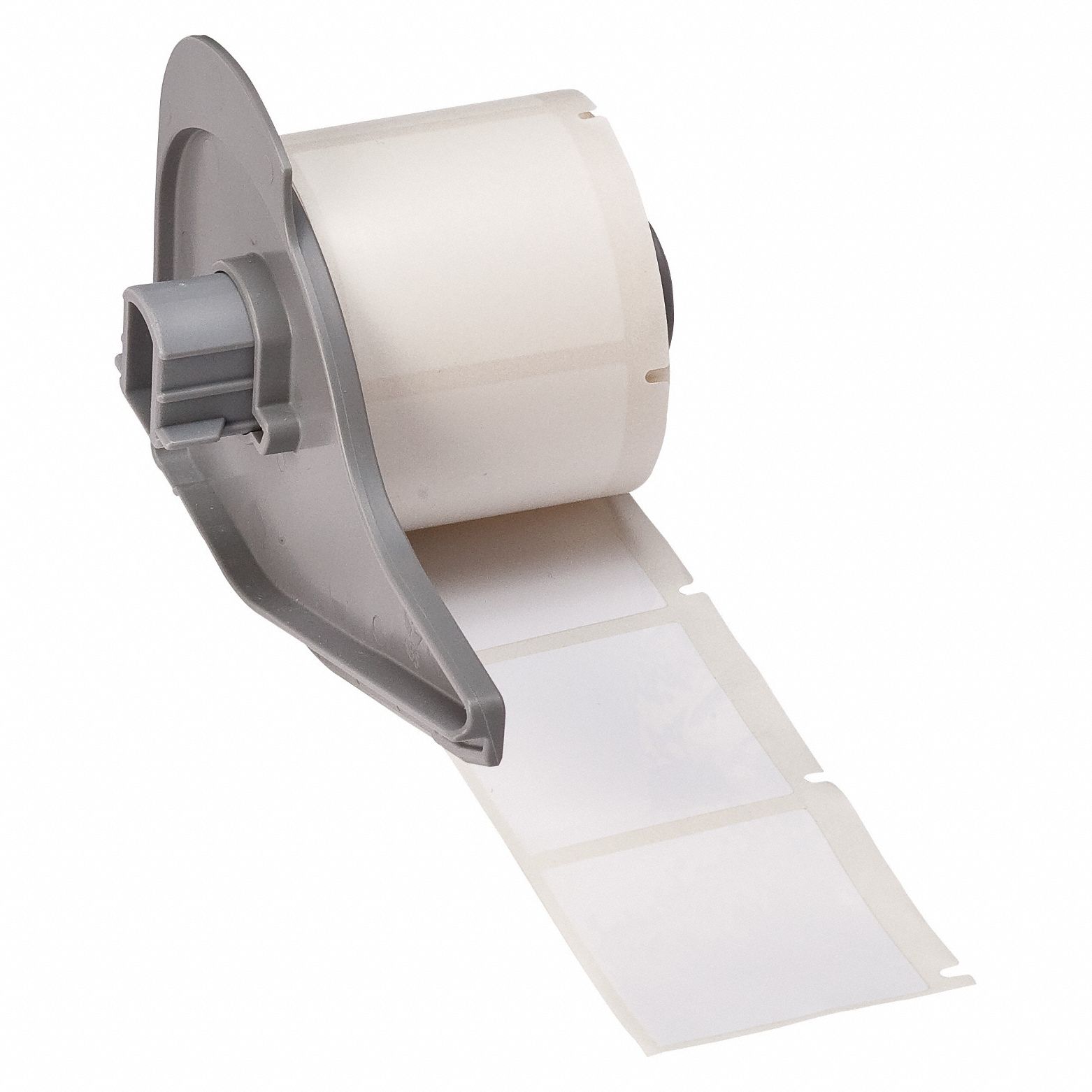 Wraparound Label: 1 1/2 in x 1 1/2 in, Vinyl, Black on White, For 4 AWG to 10 AWG Wire Gauge