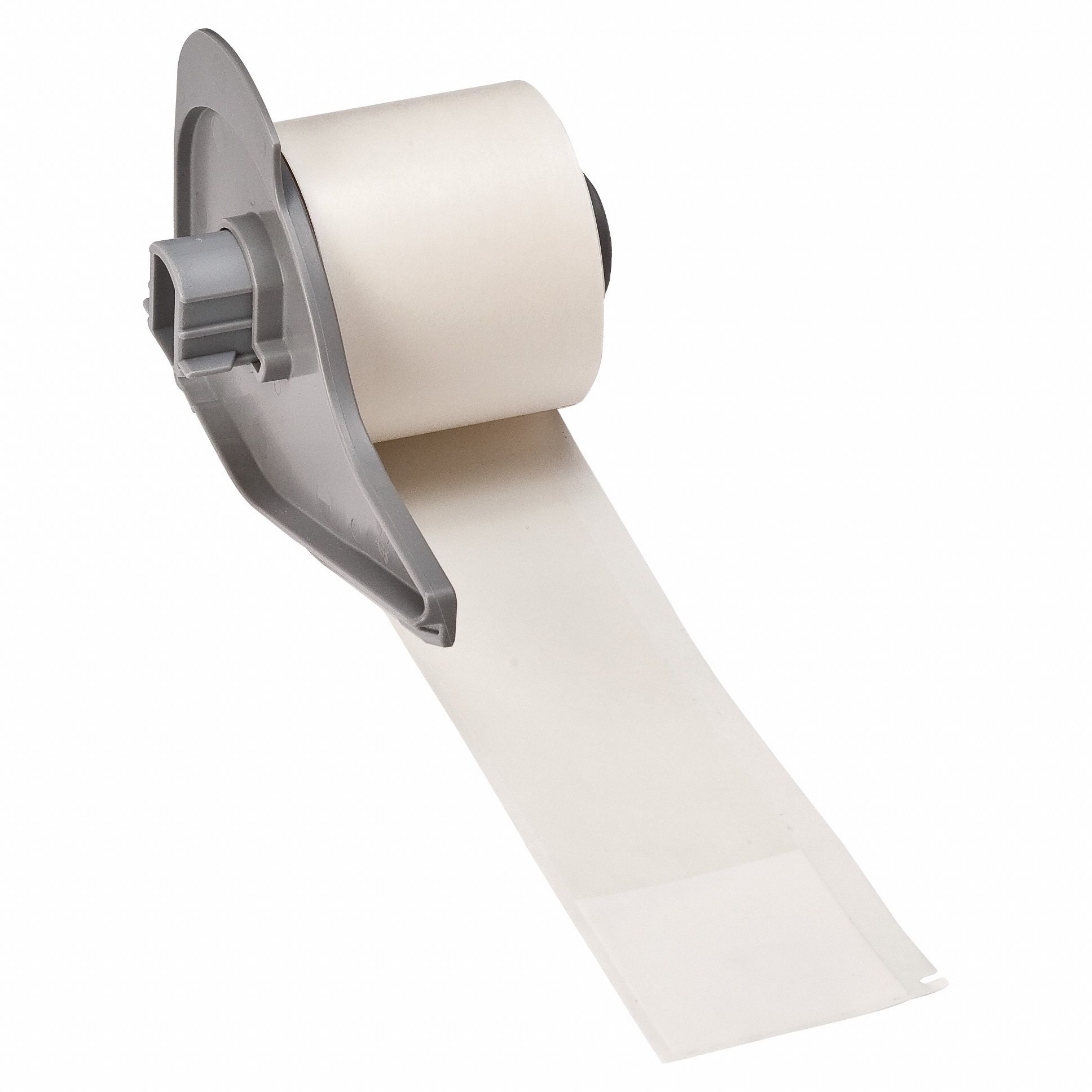 Wraparound Label: 6 in x 1 1/2 in, 1 1/2 in, Vinyl, White (Matte), For 0.64 in to 1.43 in Wire Dia