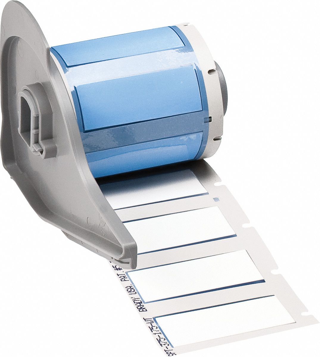 Sleeve Label: 1 3/4 in x 21/32 in, Polyolefin, White (Matte), For 4 AWG to 12 AWG Wire Gauge