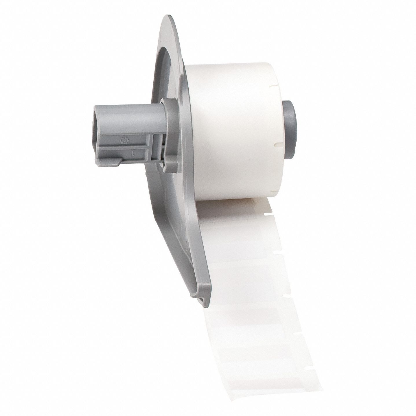 Wraparound Label: 3/4 in x 1 in, 1 in, Vinyl, White (Matte), For 16 AWG to 10 AWG Wire Gauge